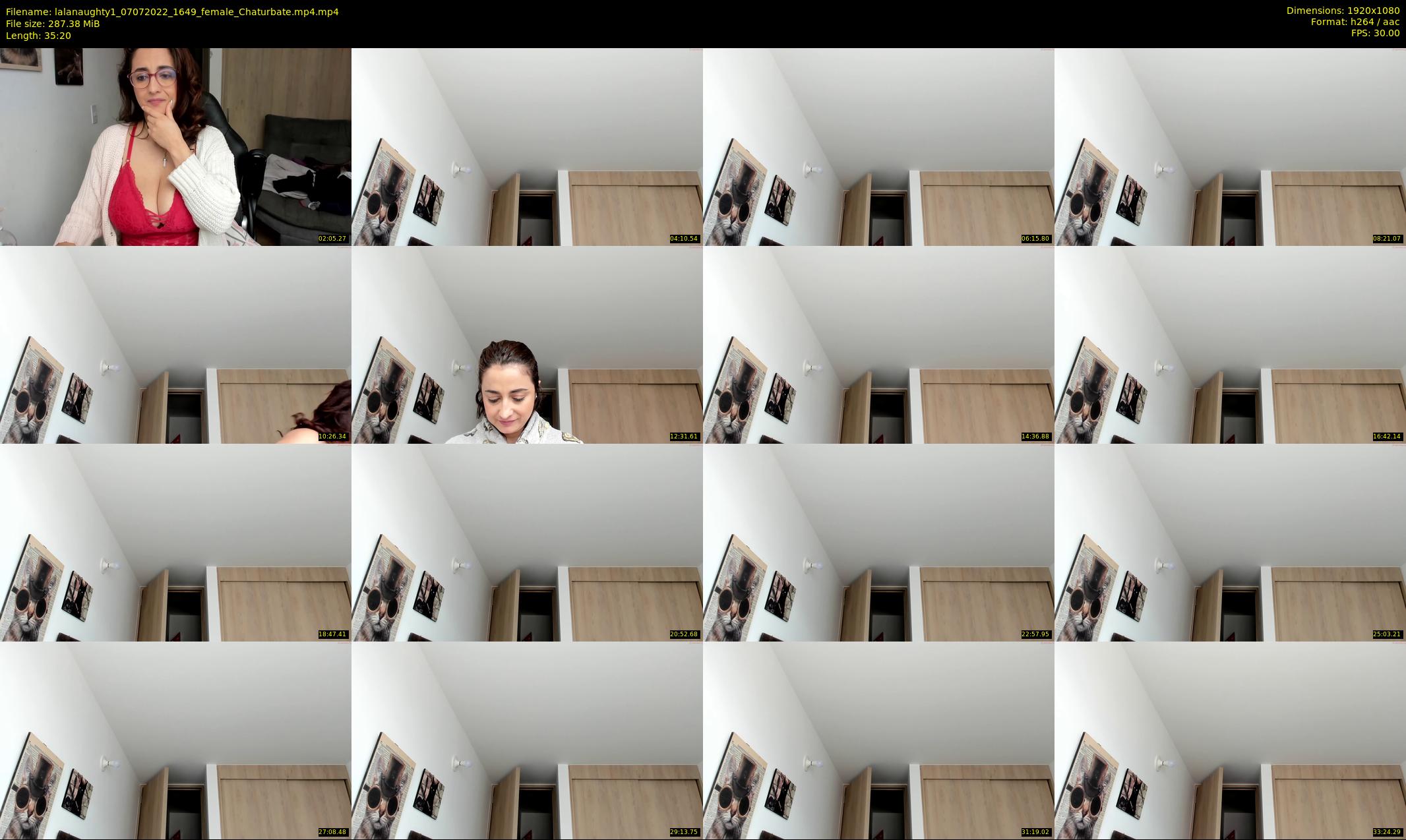 lalanaughty1 — 36 minute Chaturbate female cam show recording, 1080p, Jul 7, 2022