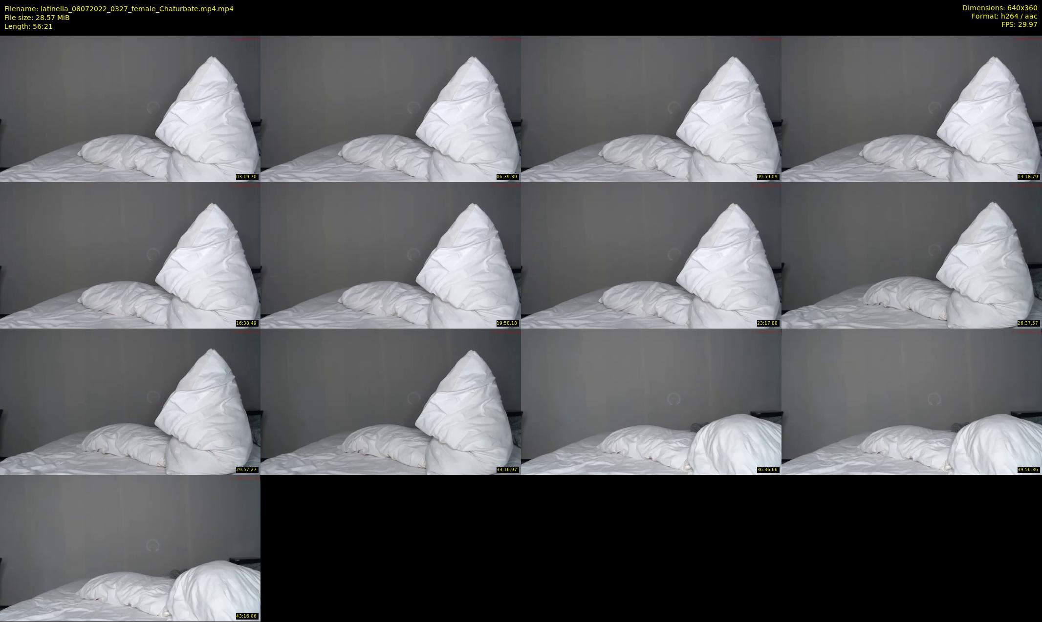 latinella — 57 minute Chaturbate female cam show recording, 360p, Jul 8, 2022