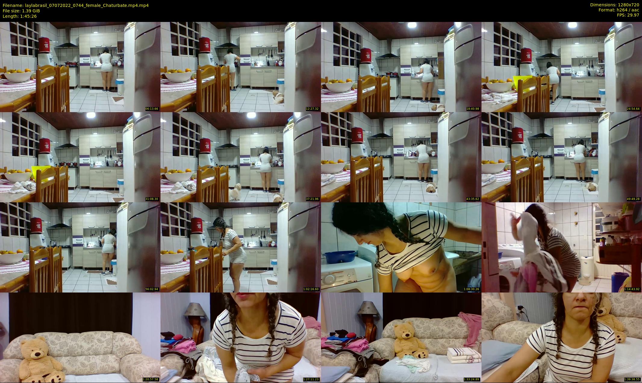 laylabrasil — 106 minute Chaturbate female cam show recording, 720p, Jul 7, 2022