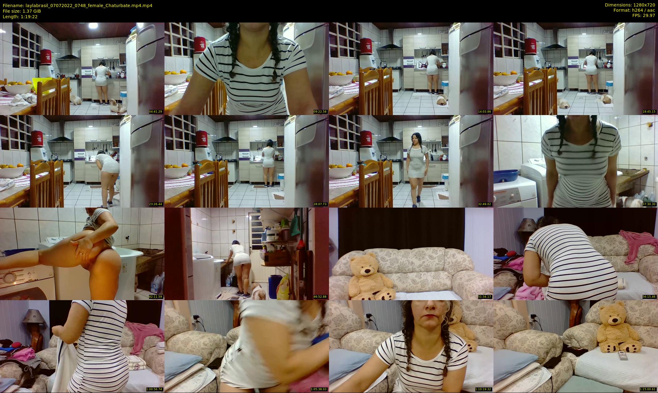 laylabrasil — 80 minute Chaturbate female cam show recording, 720p, Jul 7, 2022