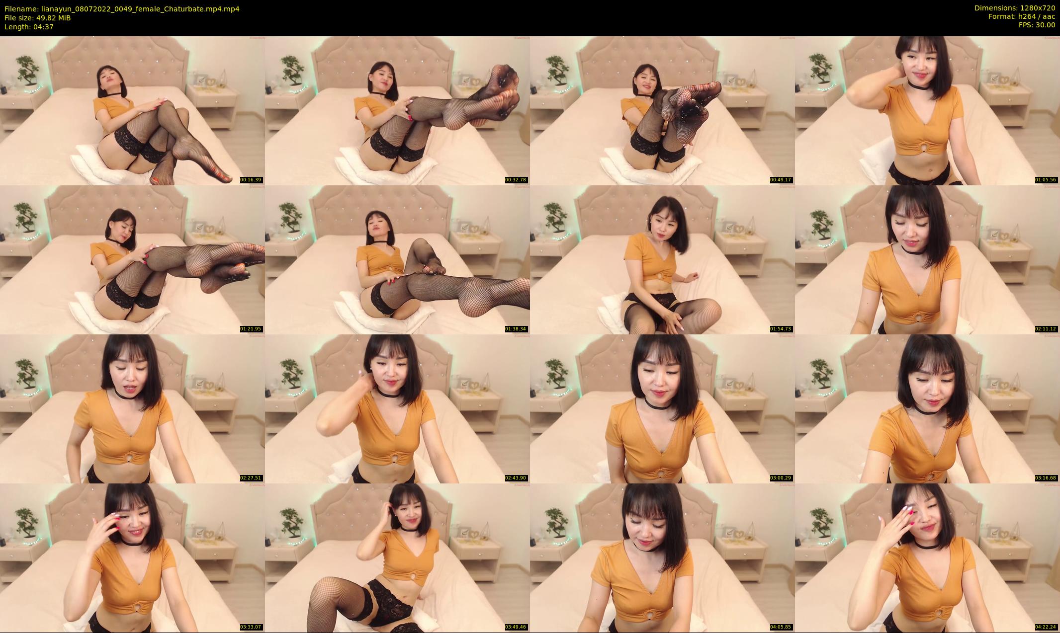 lianayun — 5 minute Chaturbate female cam show recording, 720p, Jul 8, 2022