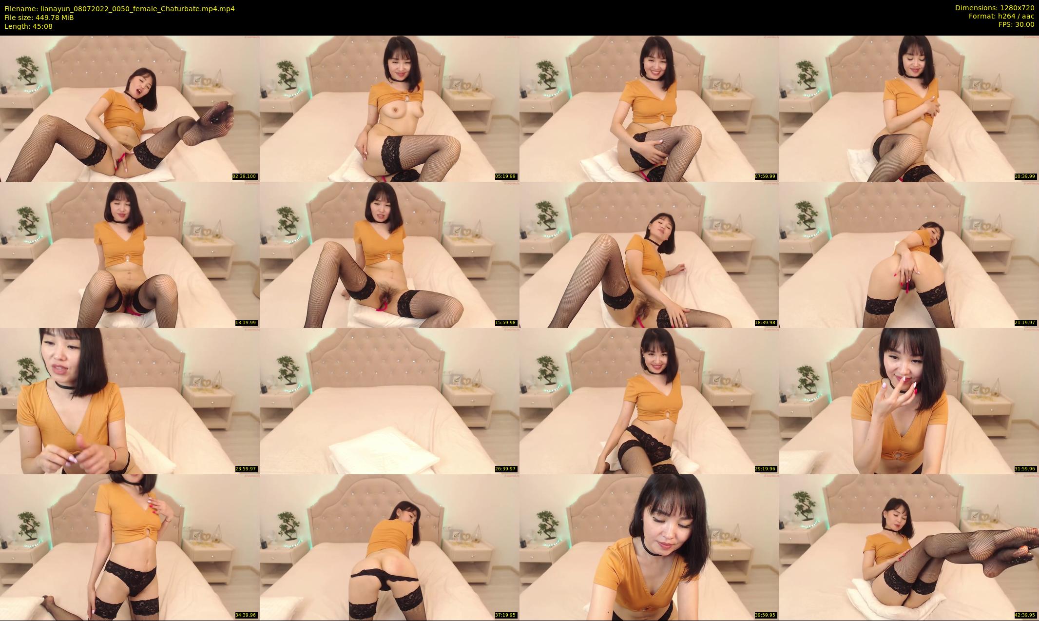 lianayun — 46 minute Chaturbate female cam show recording, 720p, Jul 8, 2022
