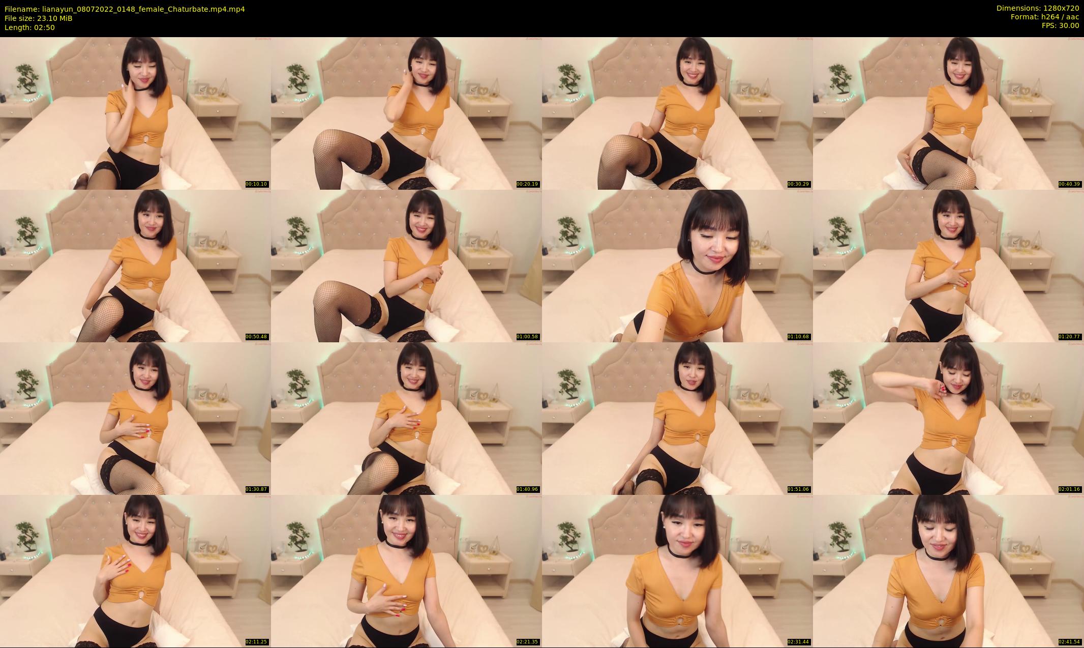 lianayun — 3 minute Chaturbate female cam show recording, 720p, Jul 8, 2022