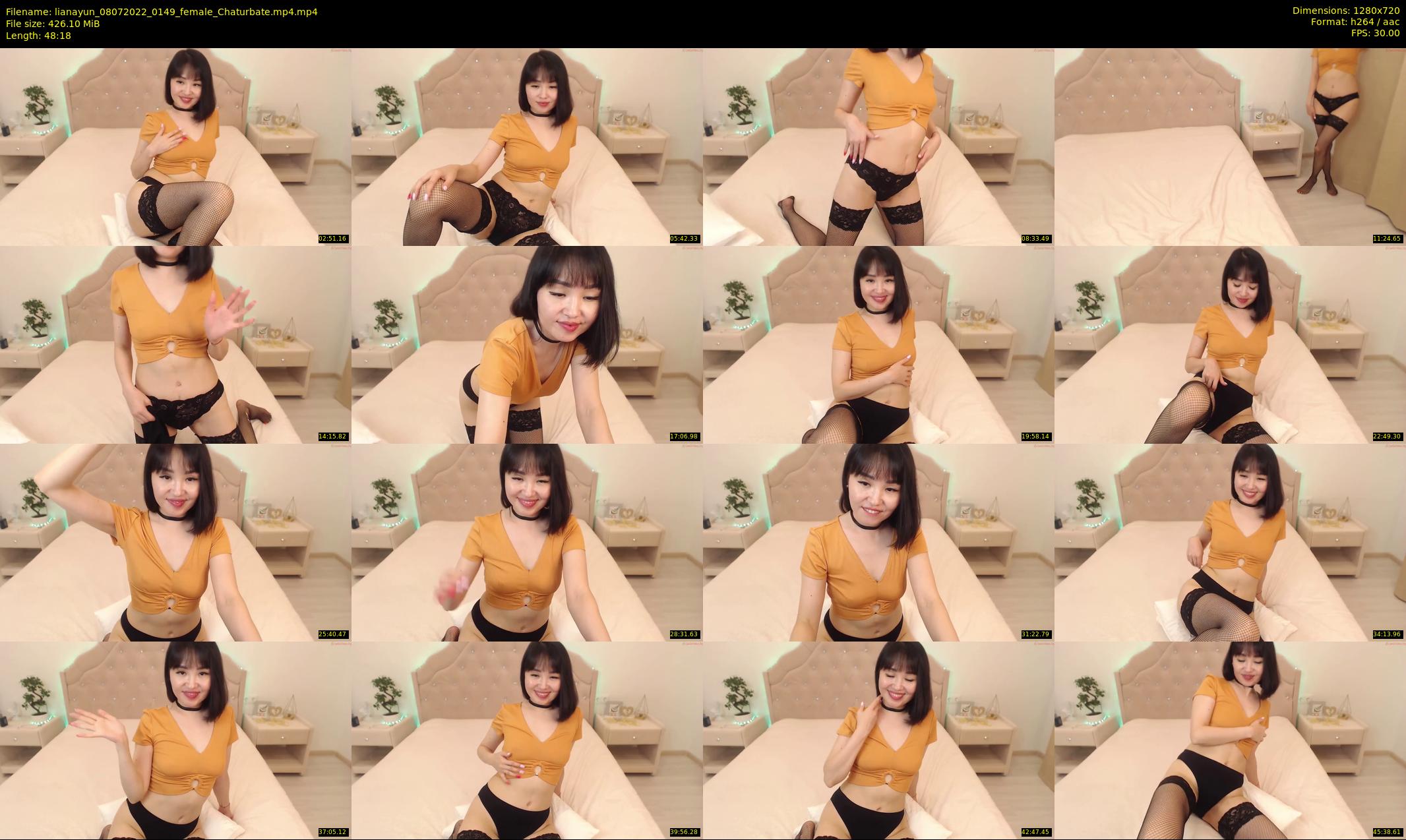 lianayun — 49 minute Chaturbate female cam show recording, 720p, Jul 8, 2022