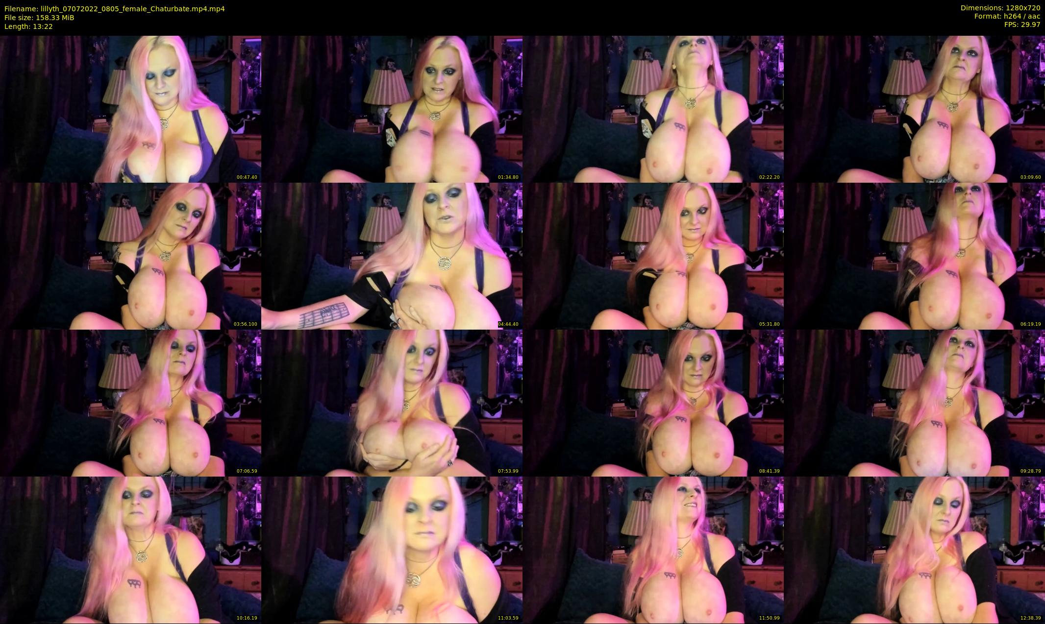lillyth — 14 minute Chaturbate female cam show recording, 720p, Jul 7, 2022