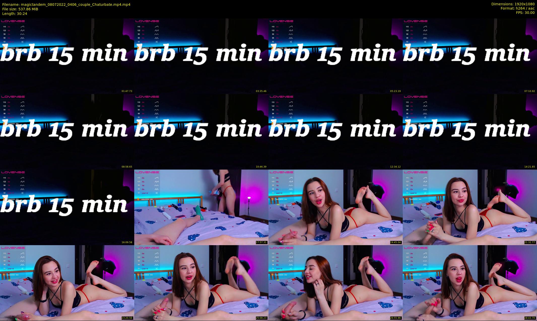 magictandem — 31 minute Chaturbate couple cam show recording, 1080p, Jul 8, 2022