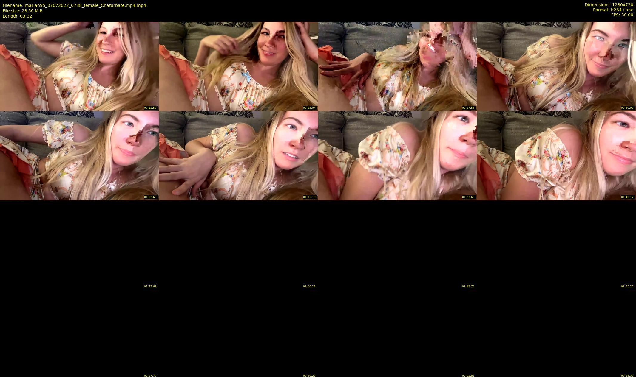 mariah95 — 4 minute Chaturbate female cam show recording, 720p, Jul 7, 2022
