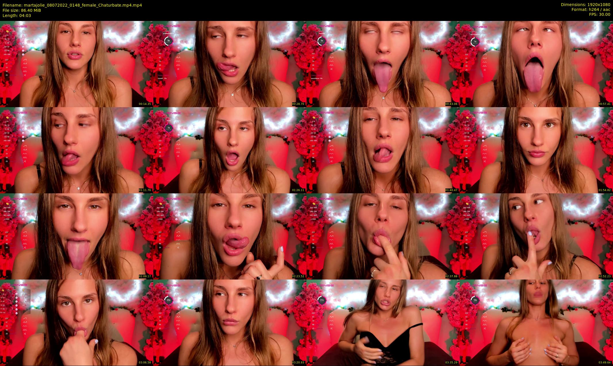 martajolie — 5 minute Chaturbate female cam show recording, 1080p, Jul 8, 2022