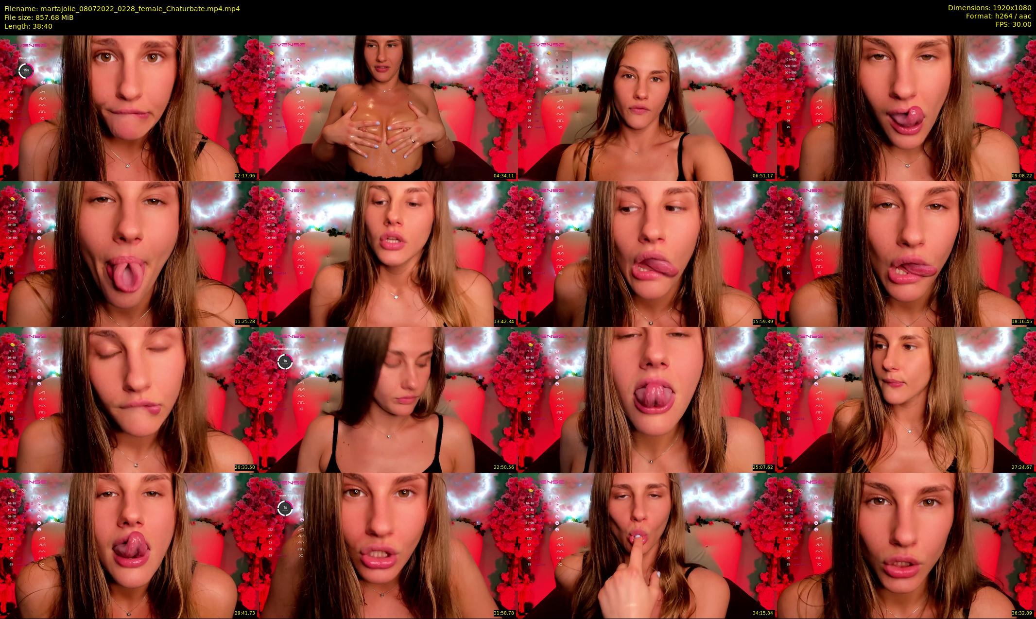 martajolie — 39 minute Chaturbate female cam show recording, 1080p, Jul 8, 2022
