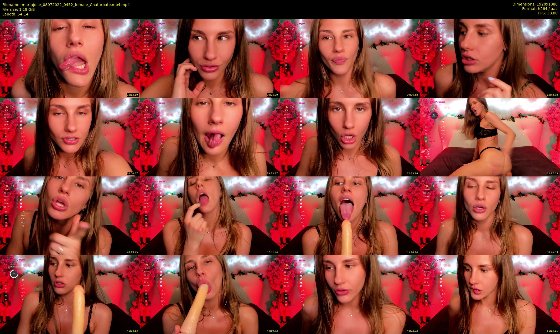 martajolie — 55 minute Chaturbate female cam show recording, 1080p, Jul 8, 2022