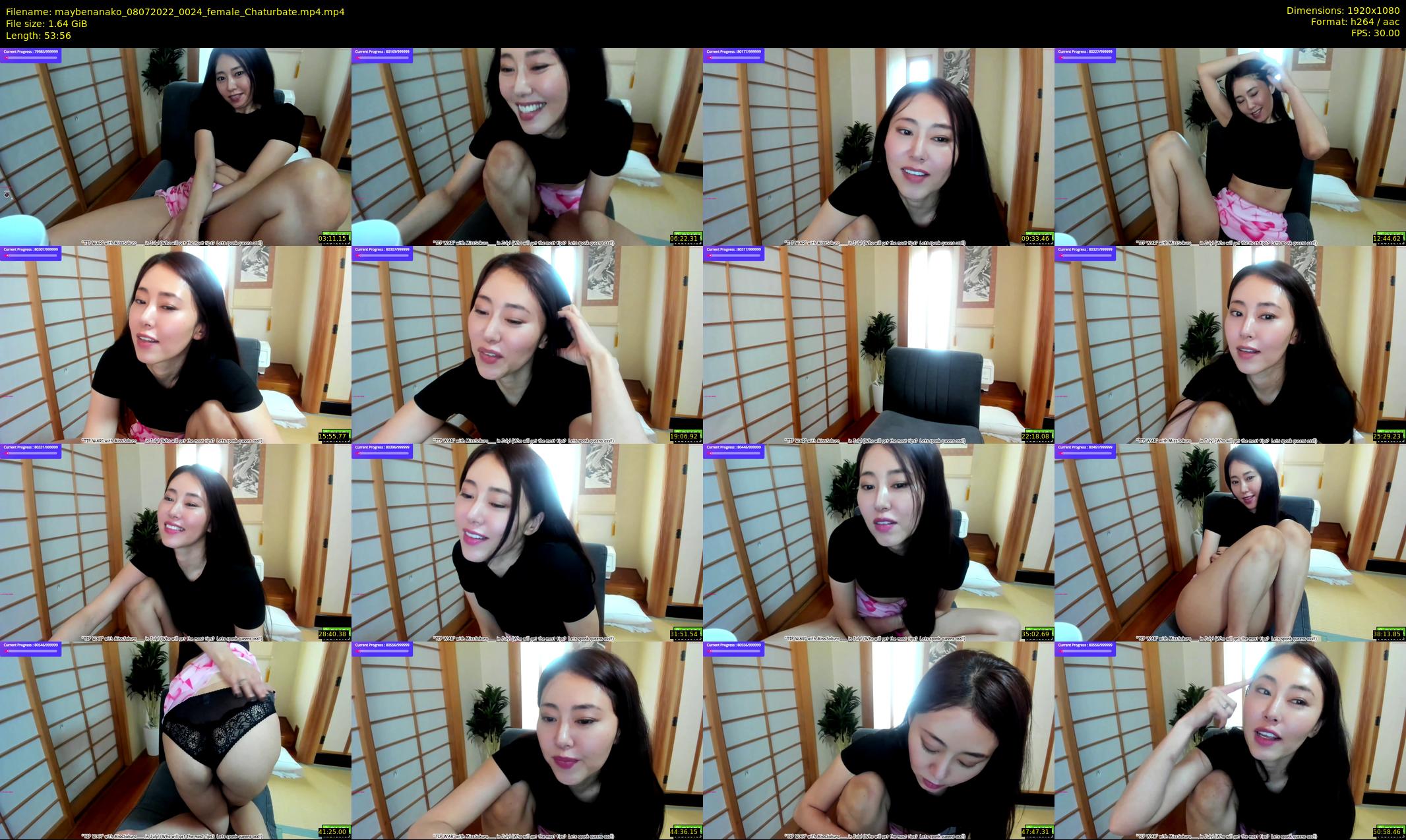 maybenanako — 54 minute Chaturbate female cam show recording, 1080p, Jul 8, 2022