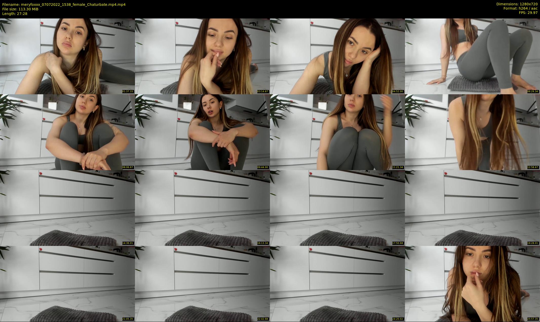 meryfoxxx — 28 minute Chaturbate female cam show recording, 720p, Jul 7, 2022