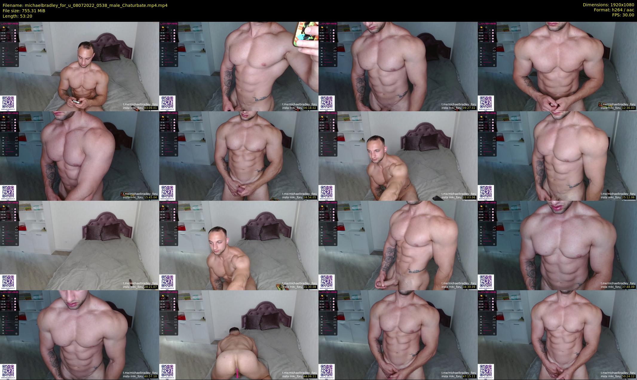 michaelbradley_for_u — 54 minute Chaturbate male cam show recording, 1080p, Jul 8, 2022