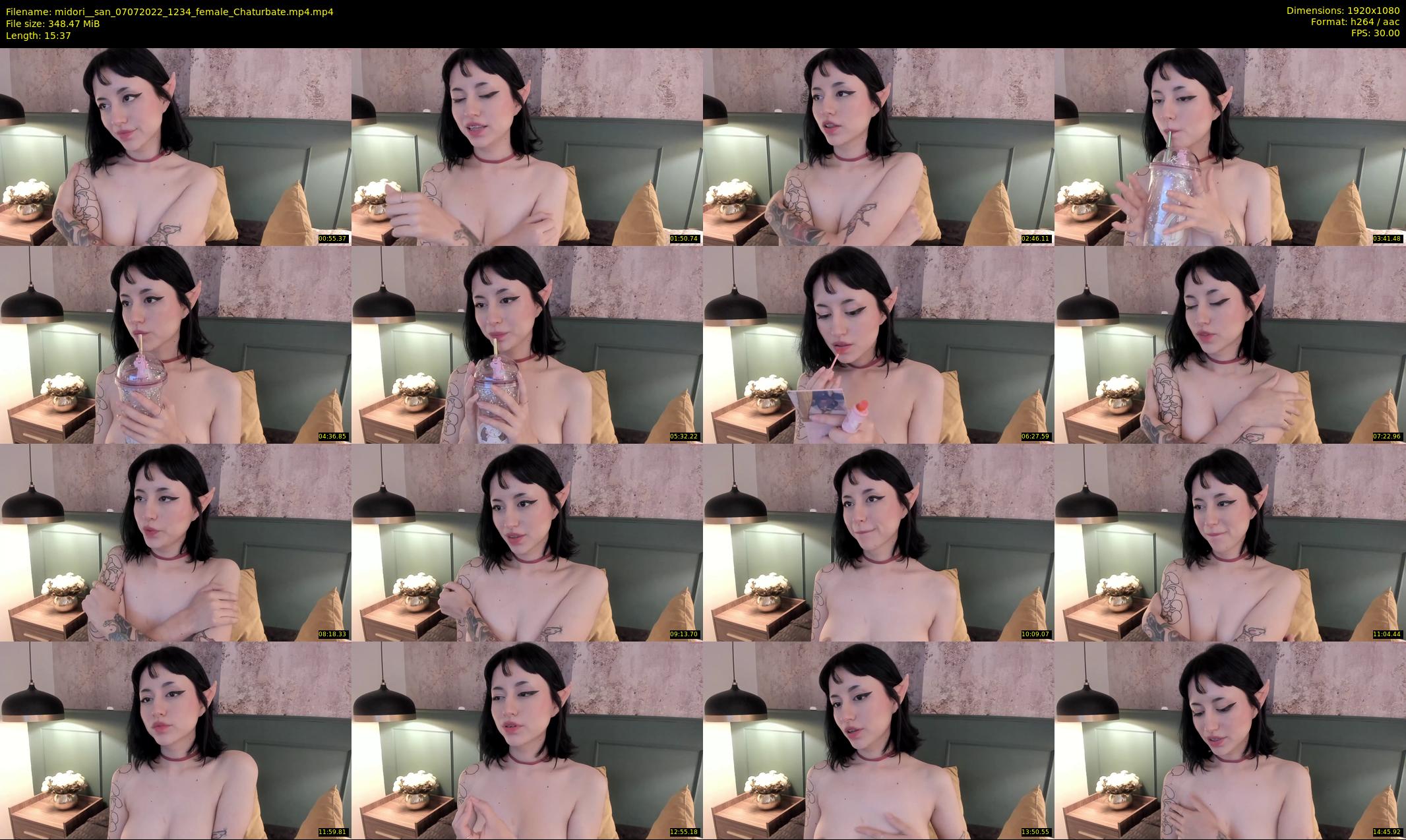 midori__san — 16 minute Chaturbate female cam show recording, 1080p, Jul 7, 2022