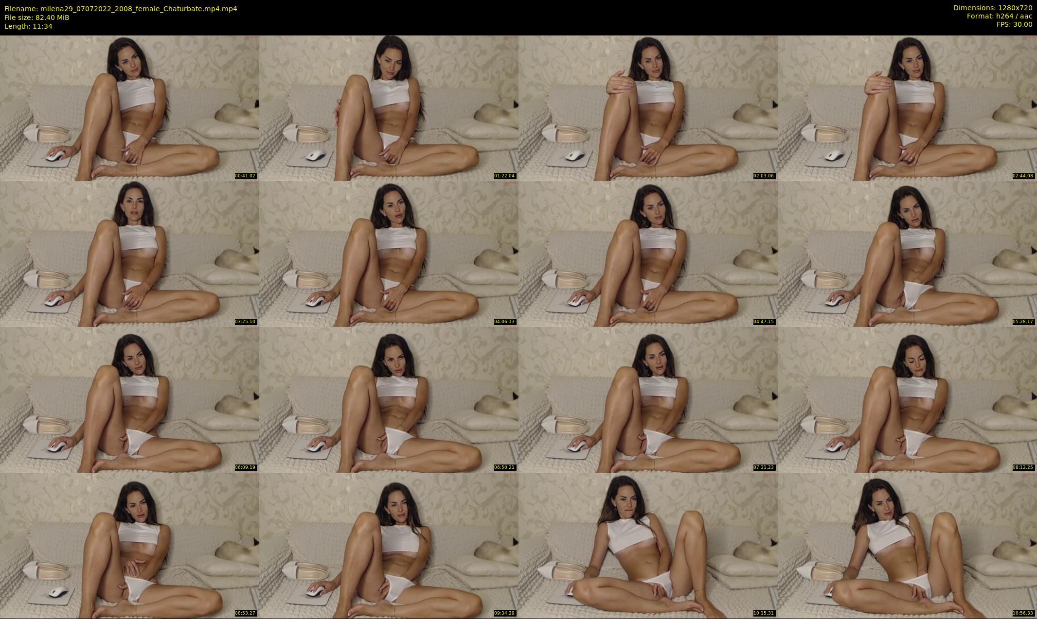milena29 — 12 minute Chaturbate female cam show recording, 720p, Jul 7, 2022