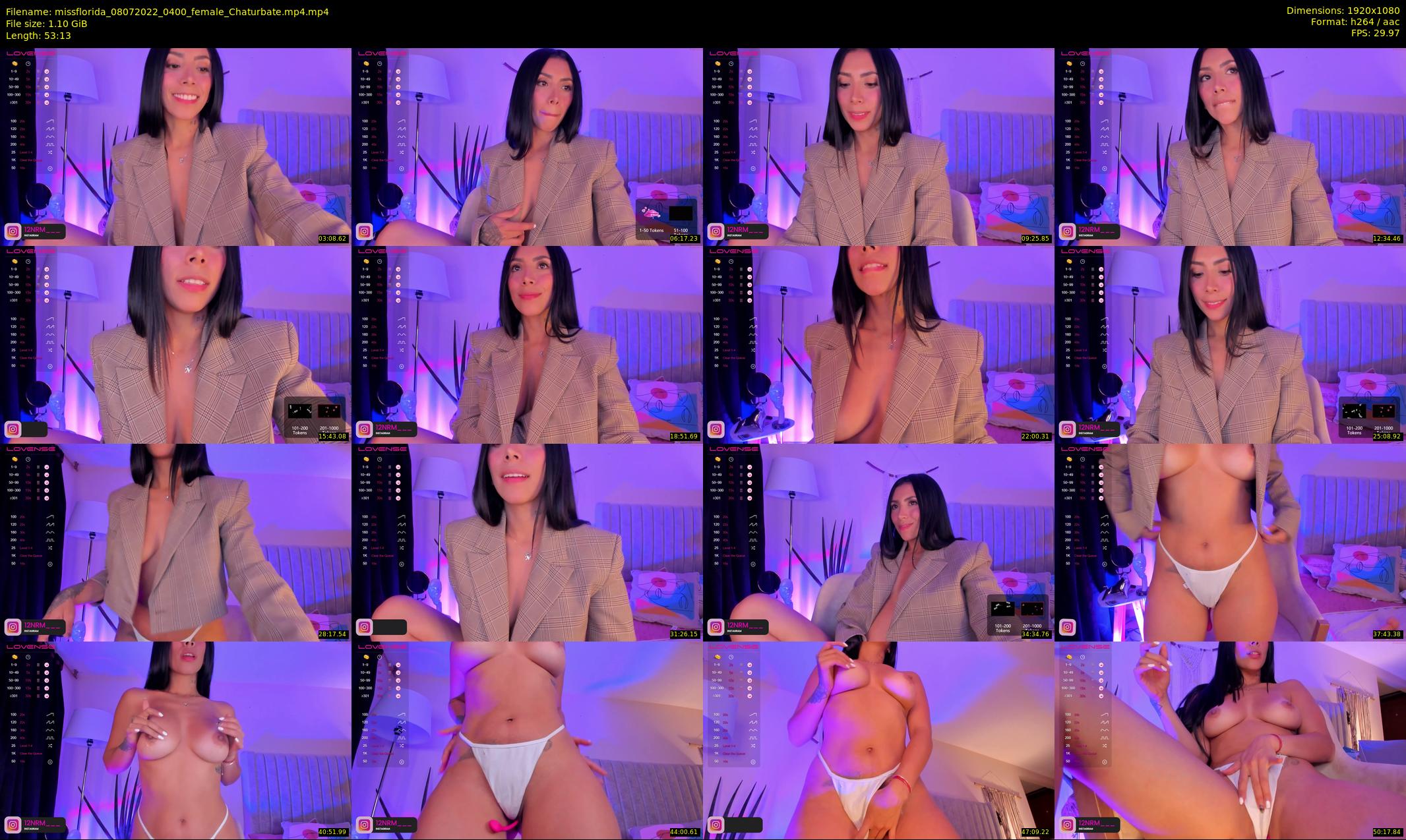 missflorida — 54 minute Chaturbate female cam show recording, 1080p, Jul 8, 2022