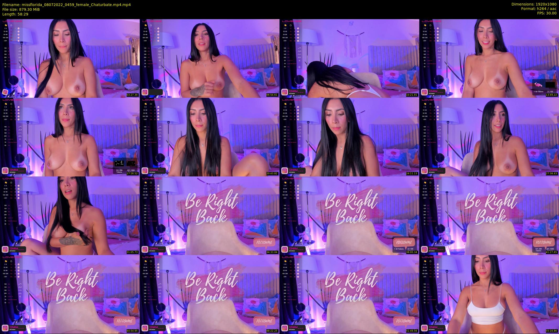 missflorida — 59 minute Chaturbate female cam show recording, 1080p, Jul 8, 2022