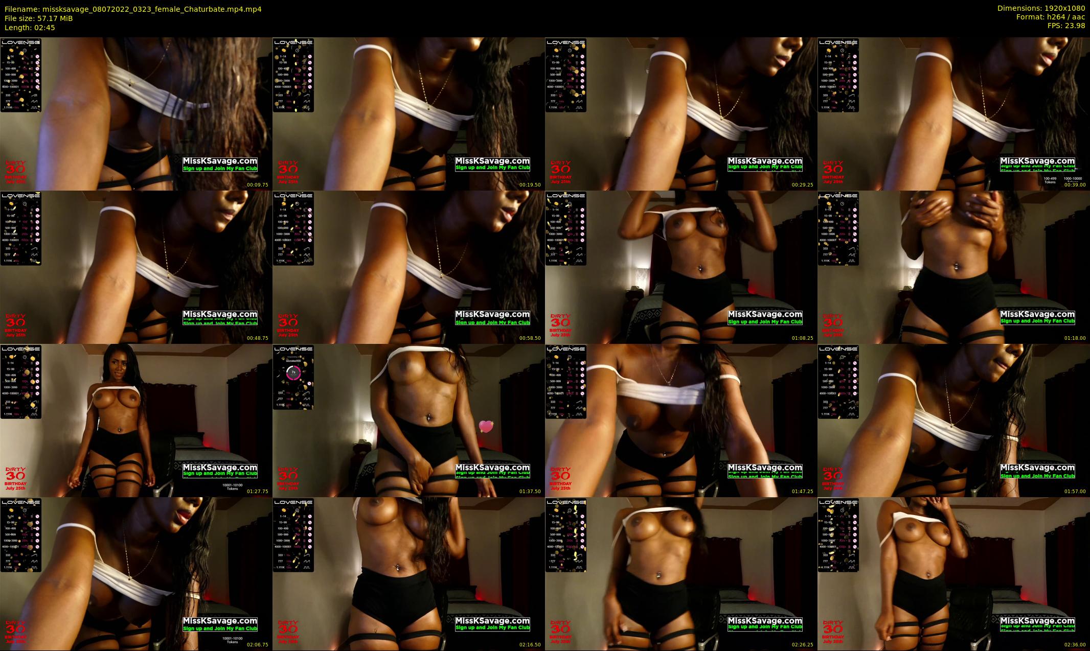 missksavage — 3 minute Chaturbate female cam show recording, 1080p, Jul 8, 2022