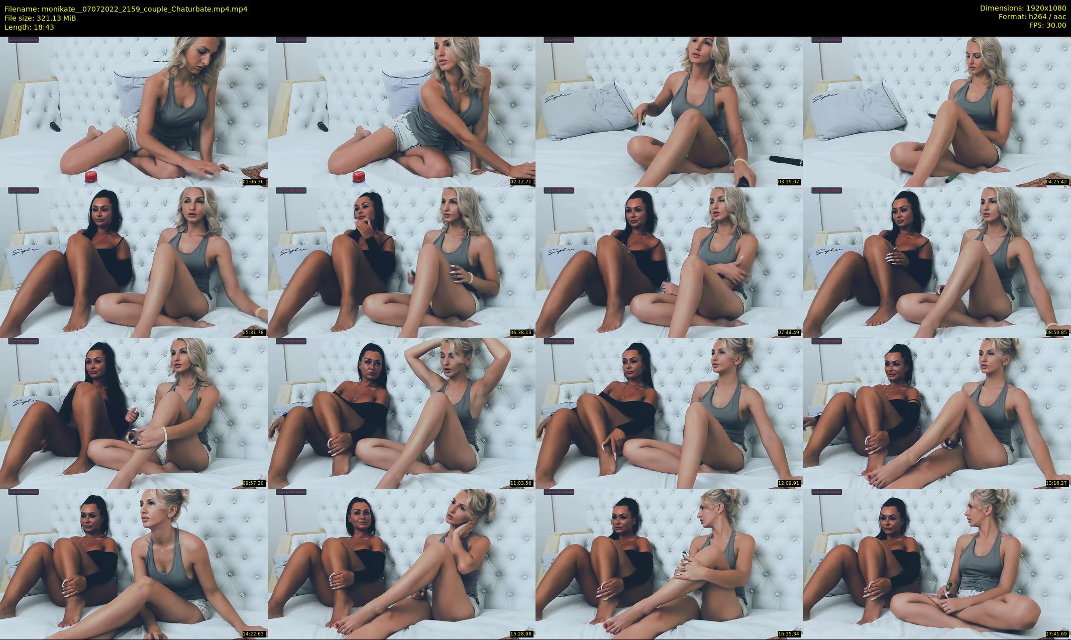 monikate_ — 19 minute Chaturbate couple cam show recording, 1080p, Jul 7, 2022