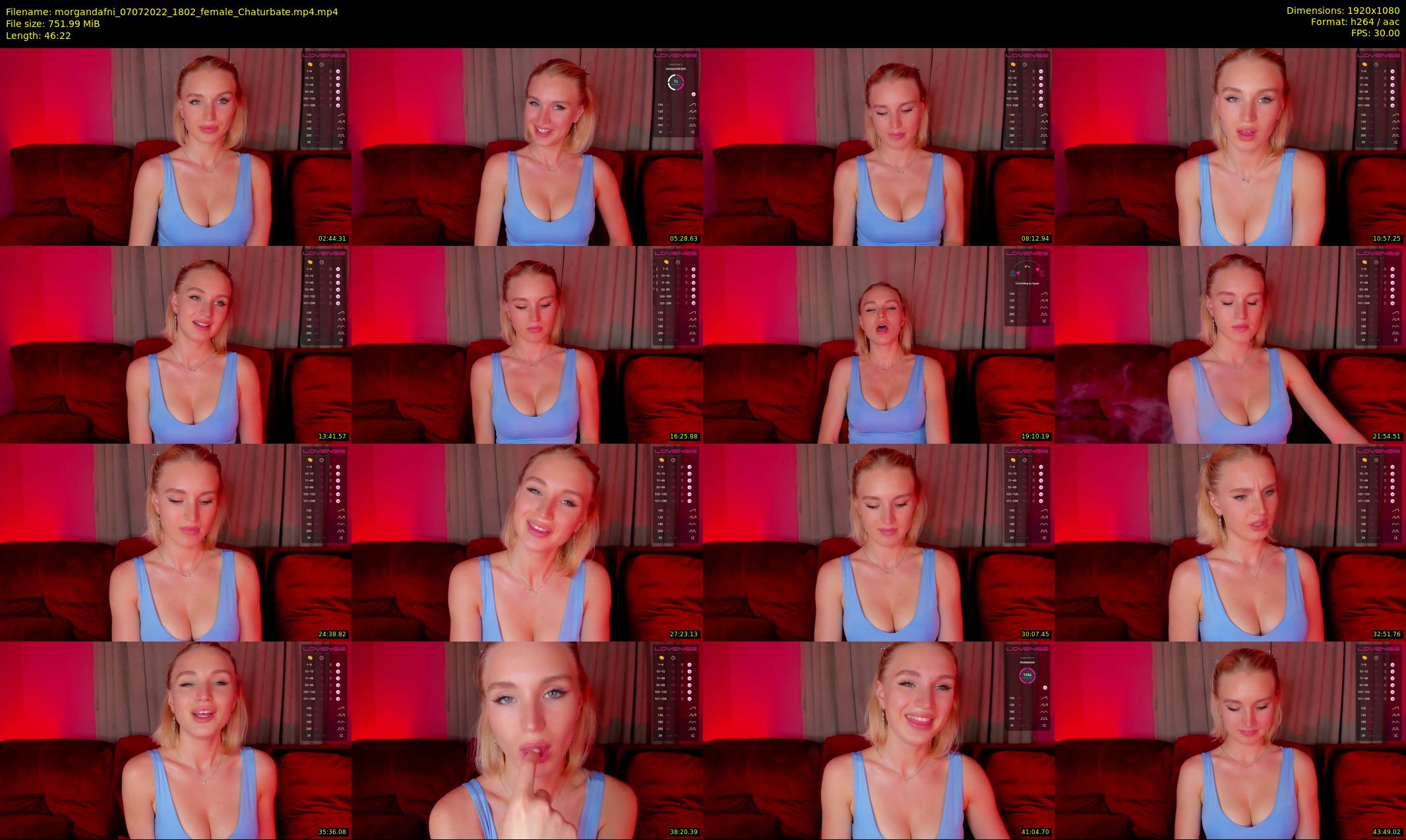morgandafni — 47 minute Chaturbate couple cam show recording, 1080p, Jul 7, 2022