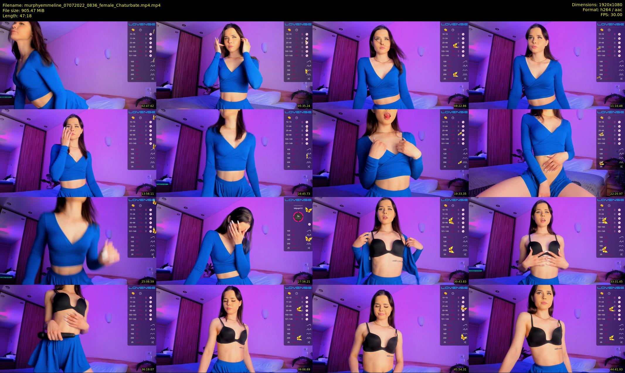 murphyemmeline — 48 minute Chaturbate female cam show recording, 1080p, Jul 7, 2022