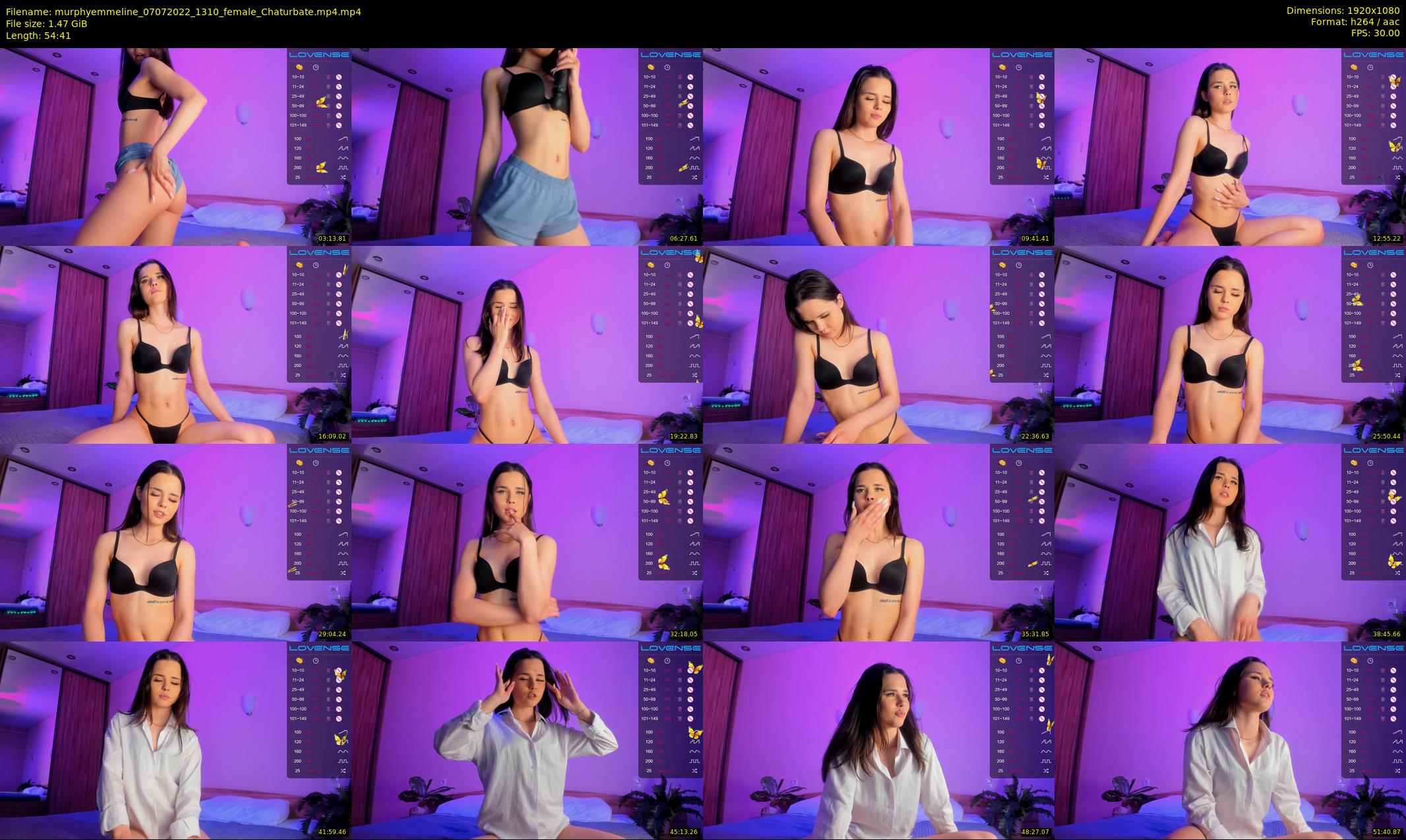 murphyemmeline — 55 minute Chaturbate female cam show recording, 1080p, Jul 7, 2022