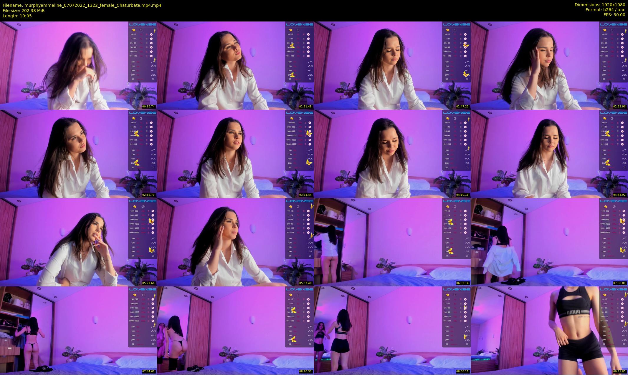 murphyemmeline — 11 minute Chaturbate female cam show recording, 1080p, Jul 7, 2022
