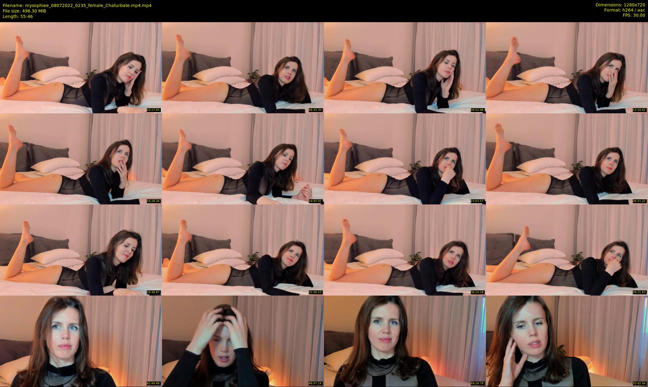 mysophiee — 56 minute Chaturbate female cam show recording, 720p, Jul 8, 2022