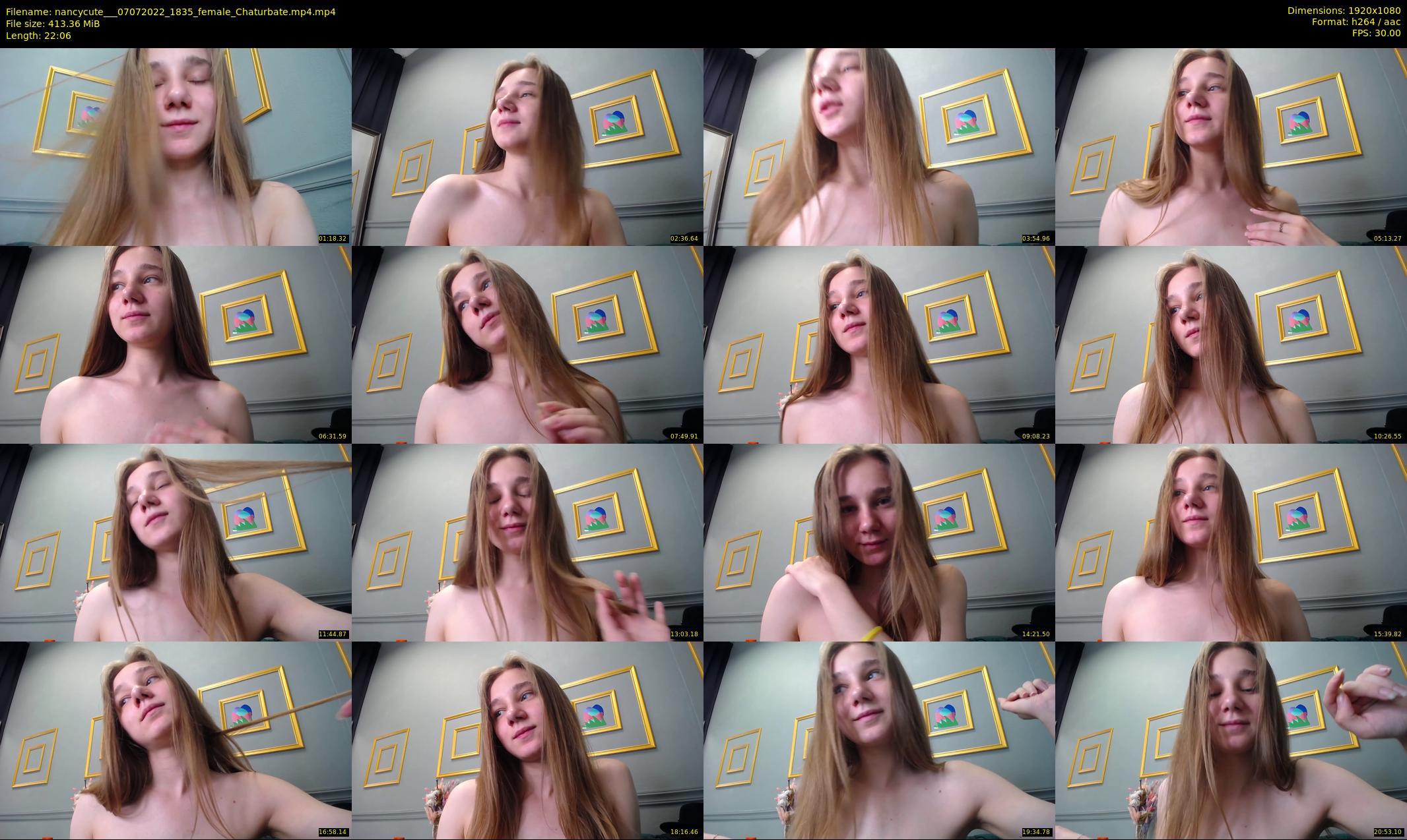 nancycute__ — 23 minute Chaturbate female cam show recording, 1080p, Jul 7, 2022