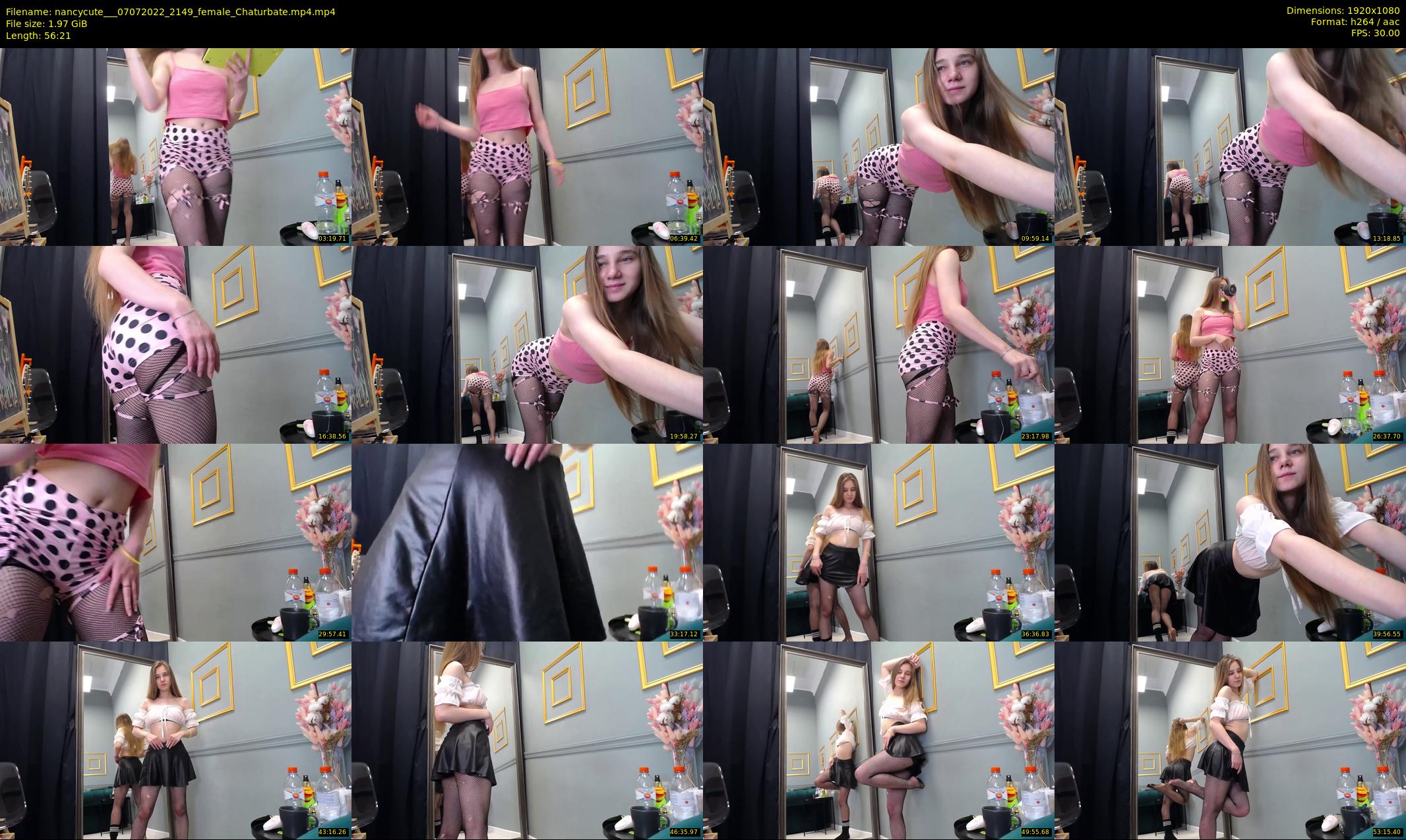 nancycute__ — 57 minute Chaturbate female cam show recording, 1080p, Jul 7, 2022