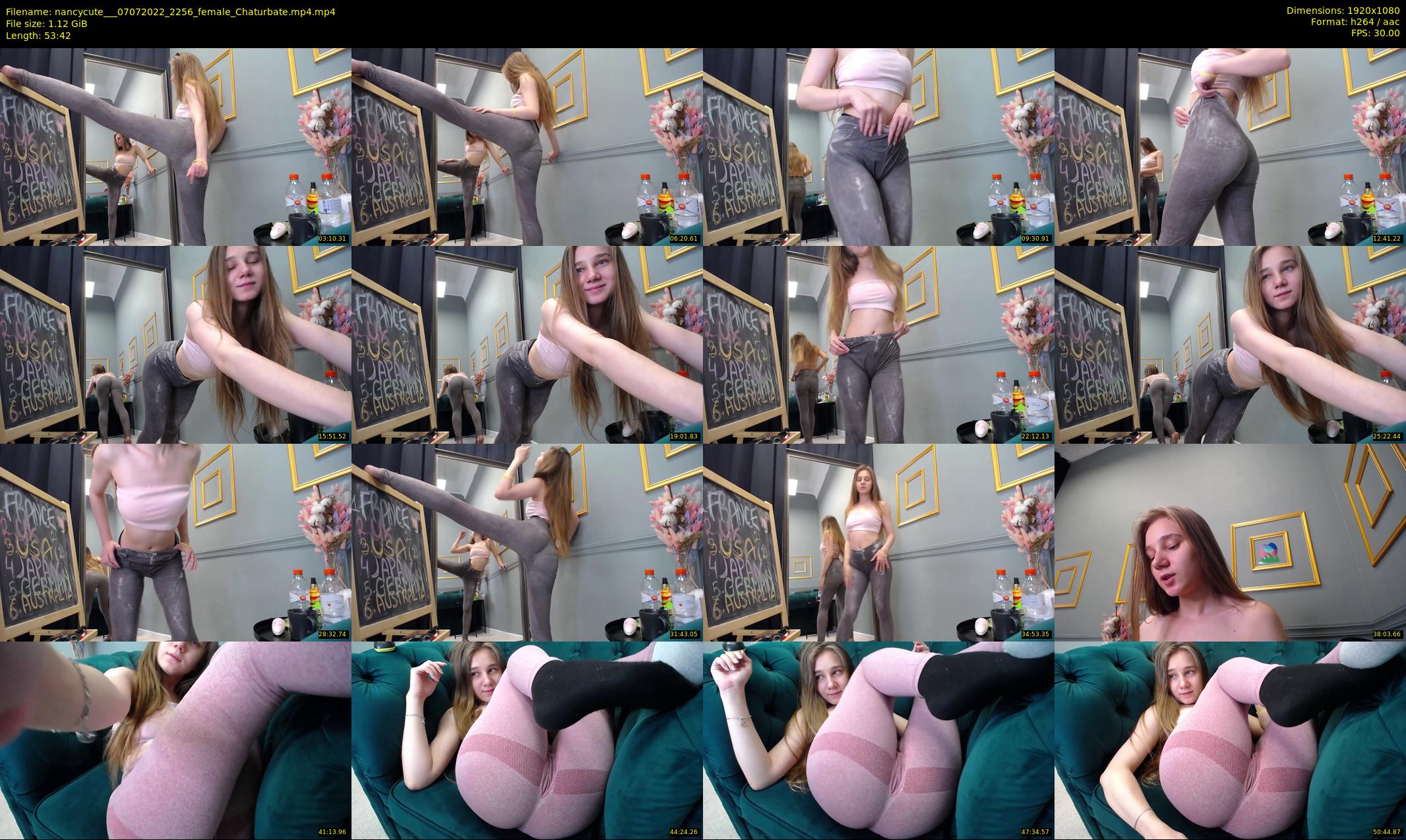 nancycute__ — 54 minute Chaturbate female cam show recording, 1080p, Jul 7, 2022