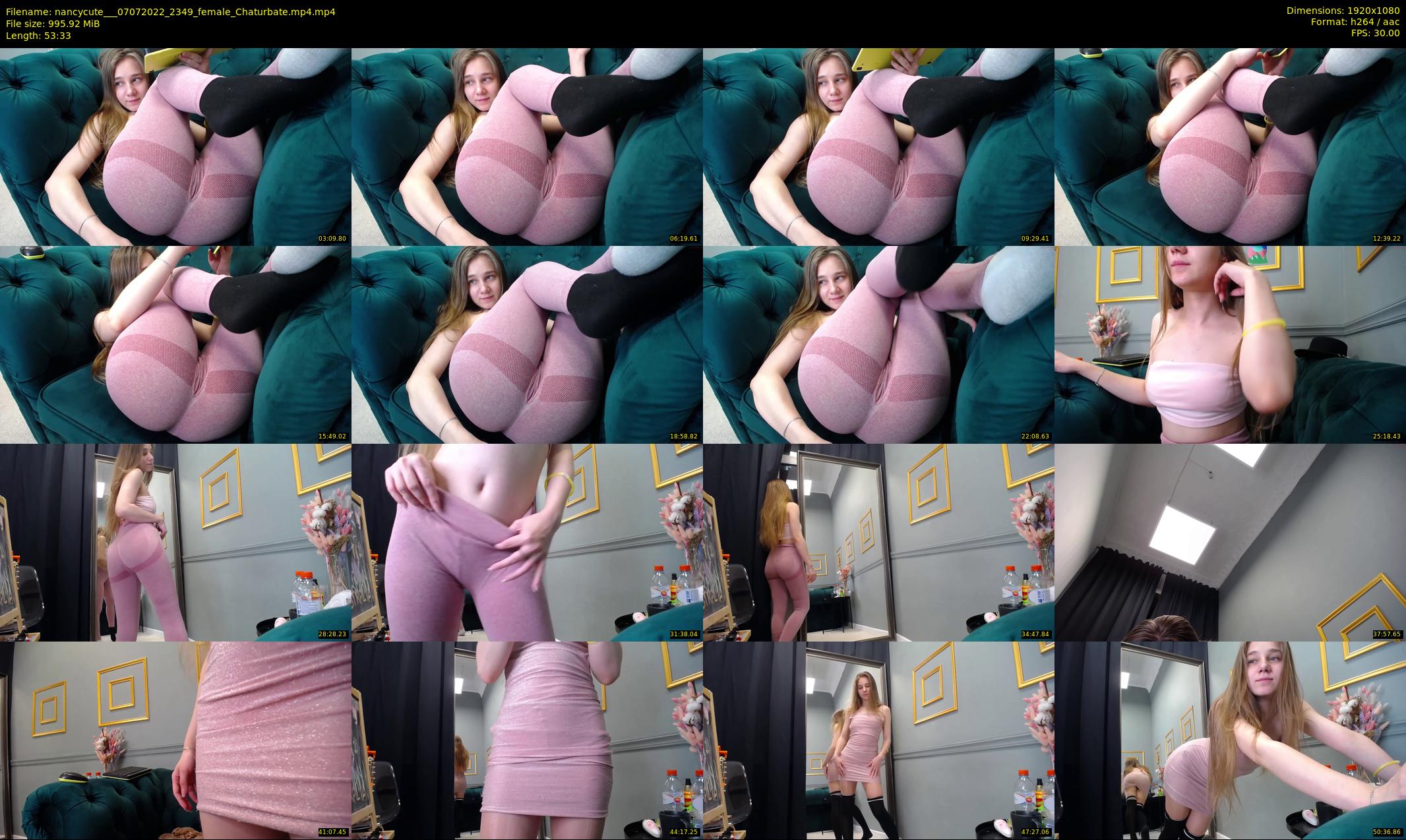 nancycute__ — 54 minute Chaturbate female cam show recording, 1080p, Jul 7, 2022