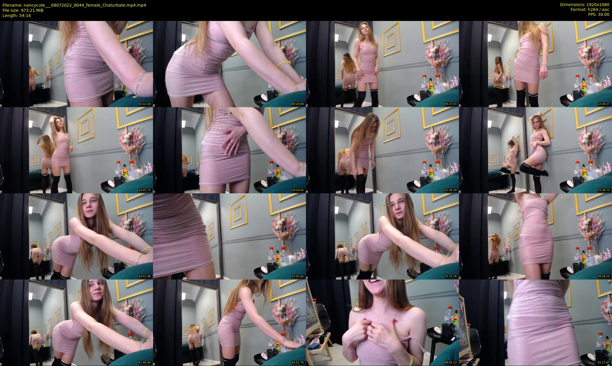 nancycute__ — 55 minute Chaturbate female cam show recording, 1080p, Jul 8, 2022