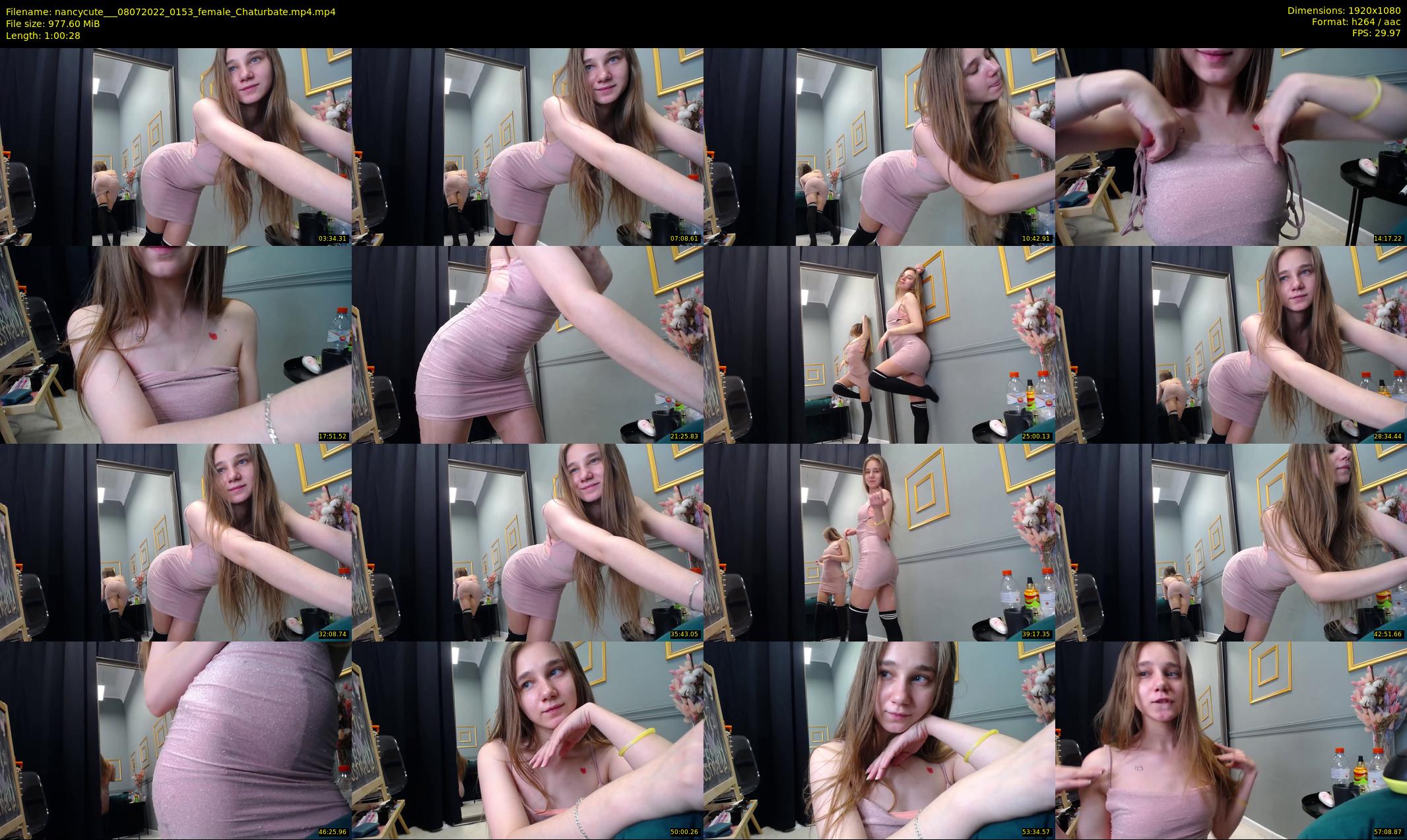 nancycute__ — 61 minute Chaturbate female cam show recording, 1080p, Jul 8, 2022