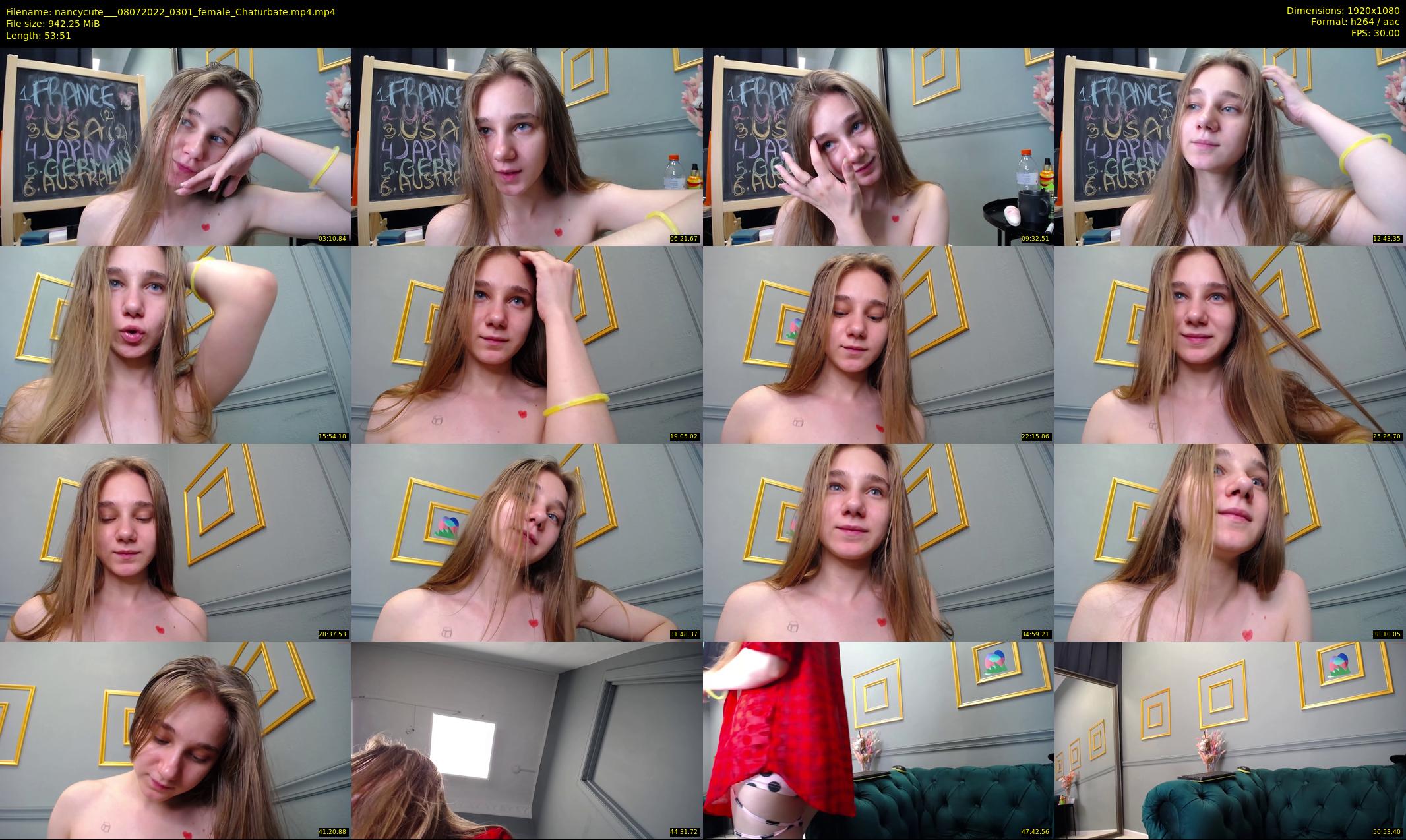 nancycute__ — 54 minute Chaturbate female cam show recording, 1080p, Jul 8, 2022