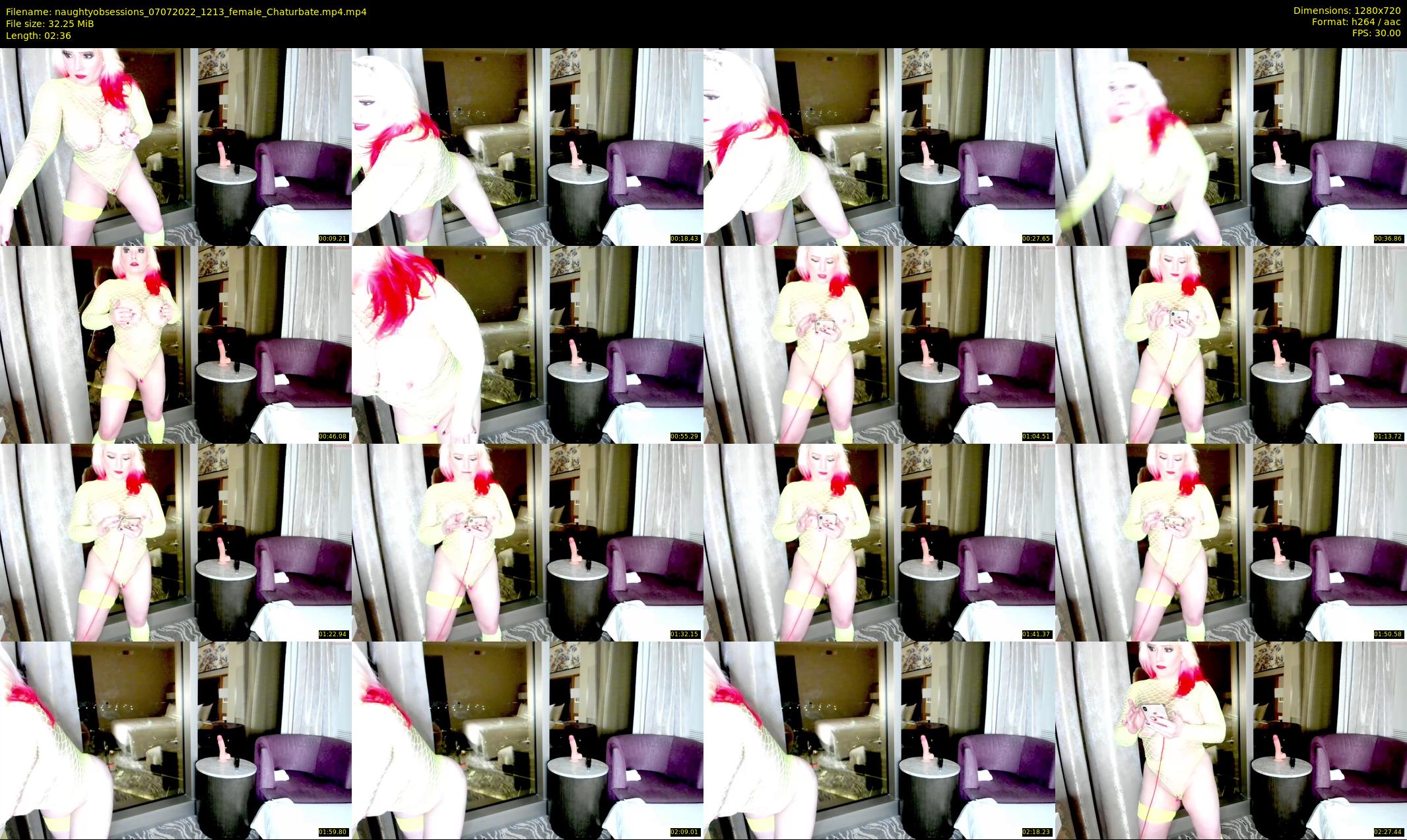 naughtyobsessions — 3 minute Chaturbate female cam show recording, 720p, Jul 7, 2022