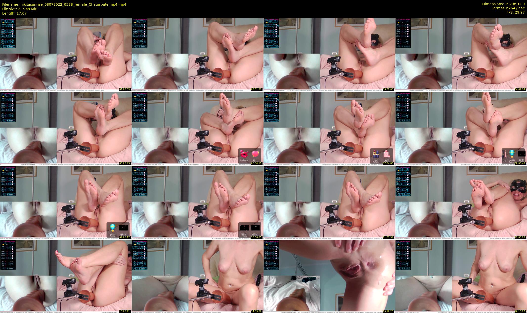 nikitasunrise — 18 minute Chaturbate female cam show recording, 1080p, Jul 8, 2022