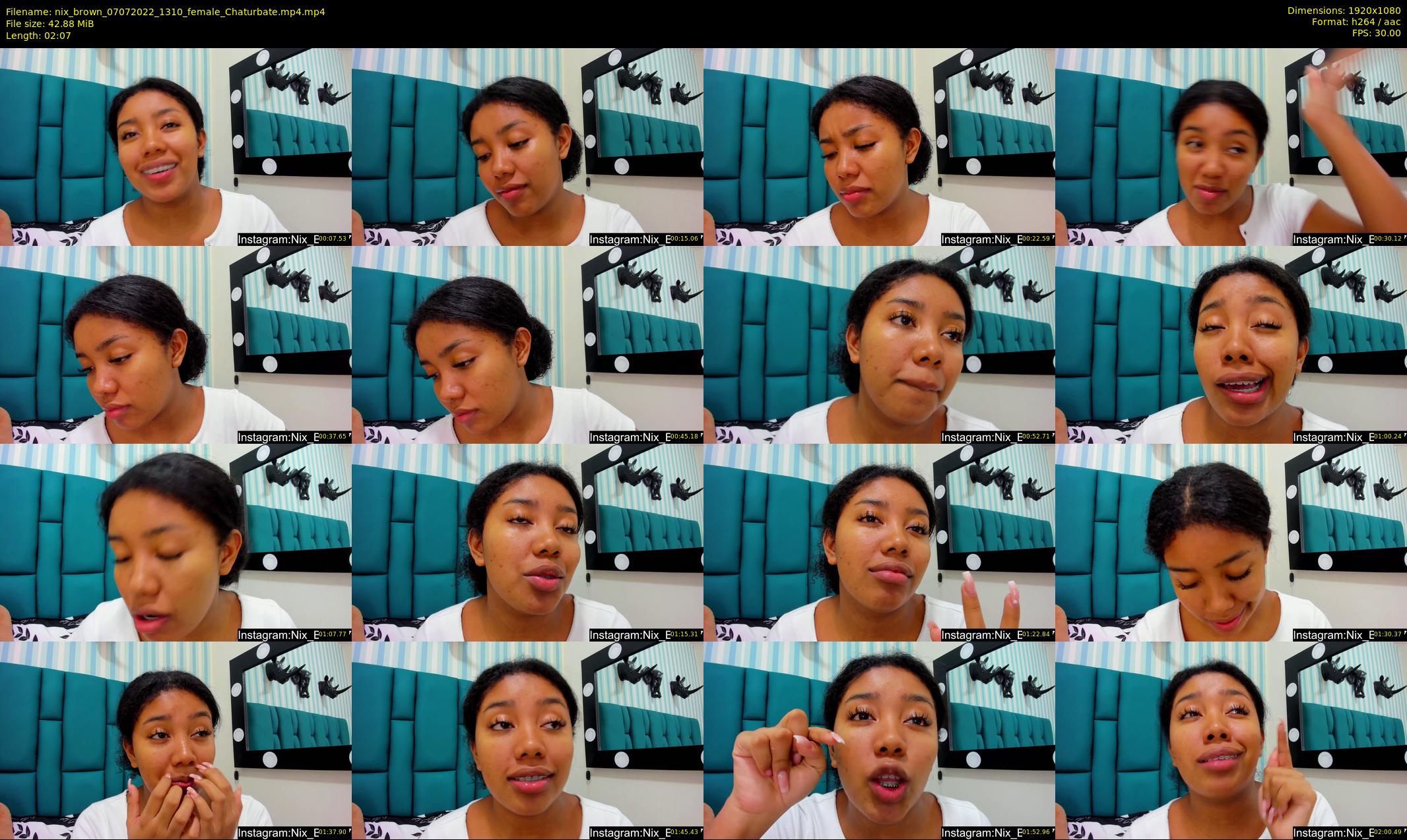 nix_brown — 3 minute Chaturbate female cam show recording, 1080p, Jul 7, 2022