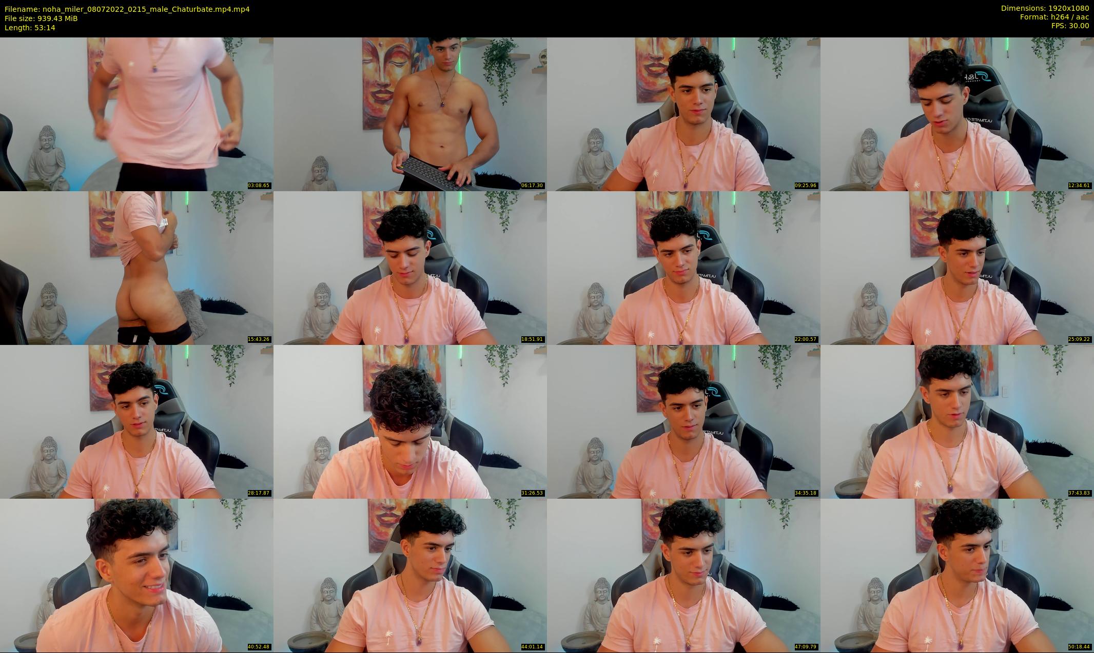 noha_miler — 54 minute Chaturbate male cam show recording, 1080p, Jul 8, 2022