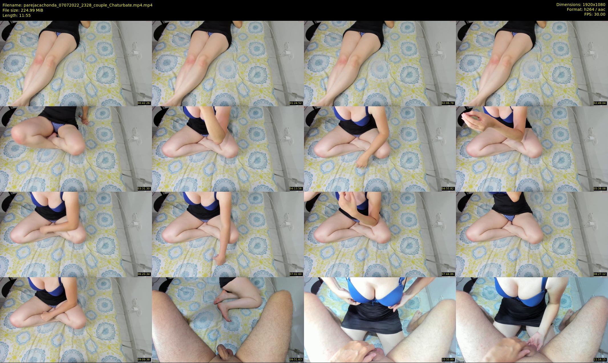 parejacachonda — 12 minute Chaturbate couple cam show recording, 1080p, Jul 7, 2022