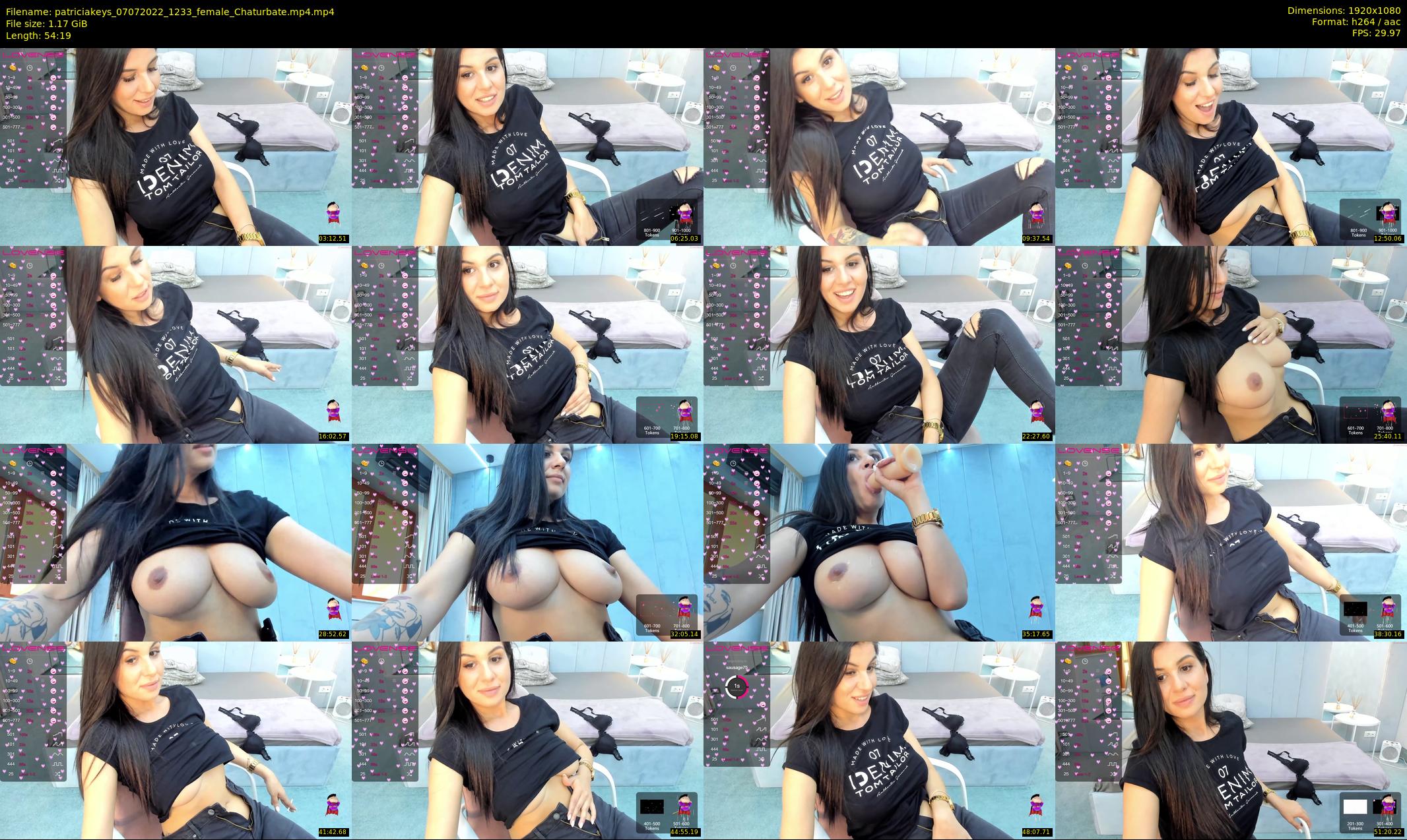 patriciakeys — 55 minute Chaturbate female cam show recording, 1080p, Jul 7, 2022