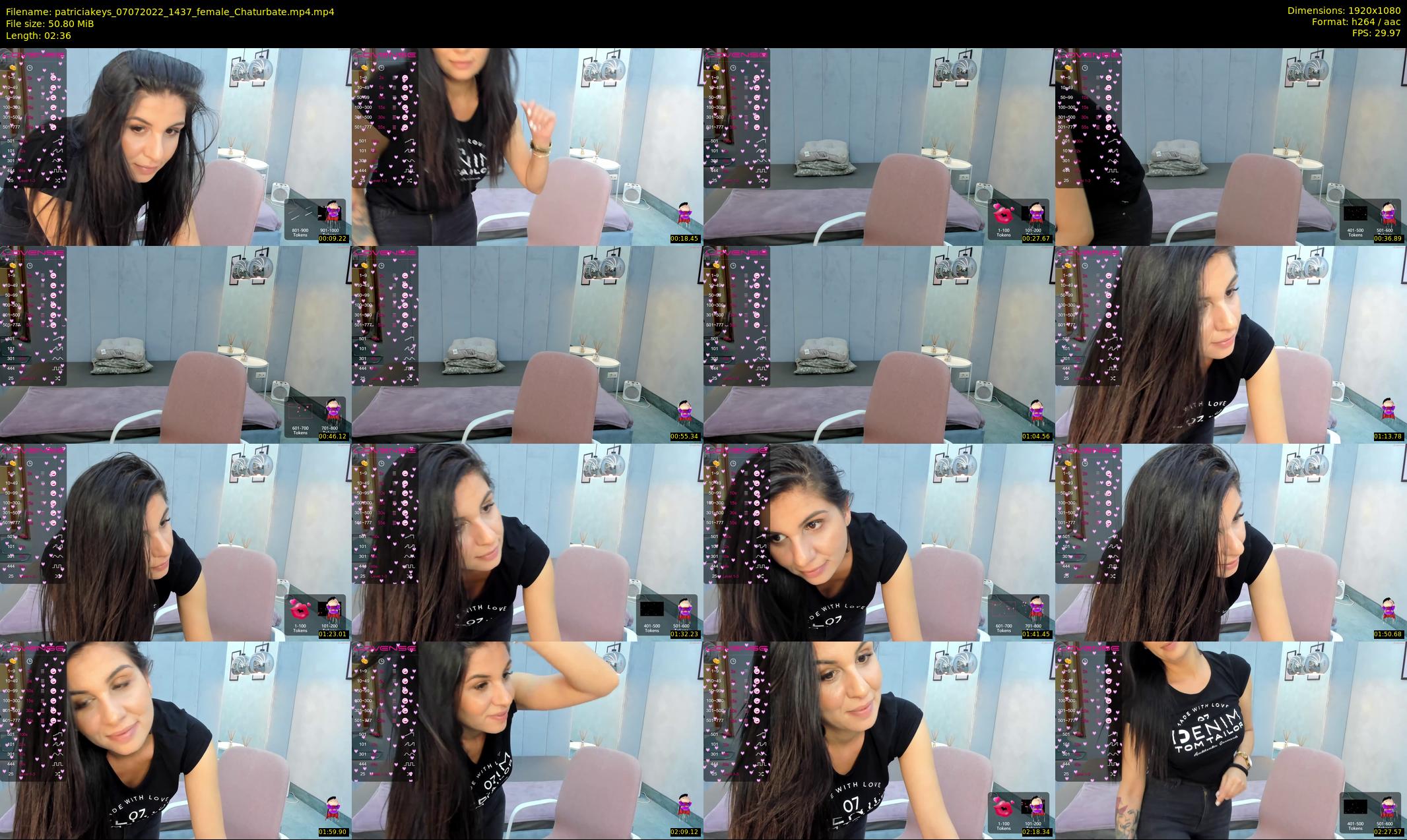 patriciakeys — 3 minute Chaturbate female cam show recording, 1080p, Jul 7, 2022