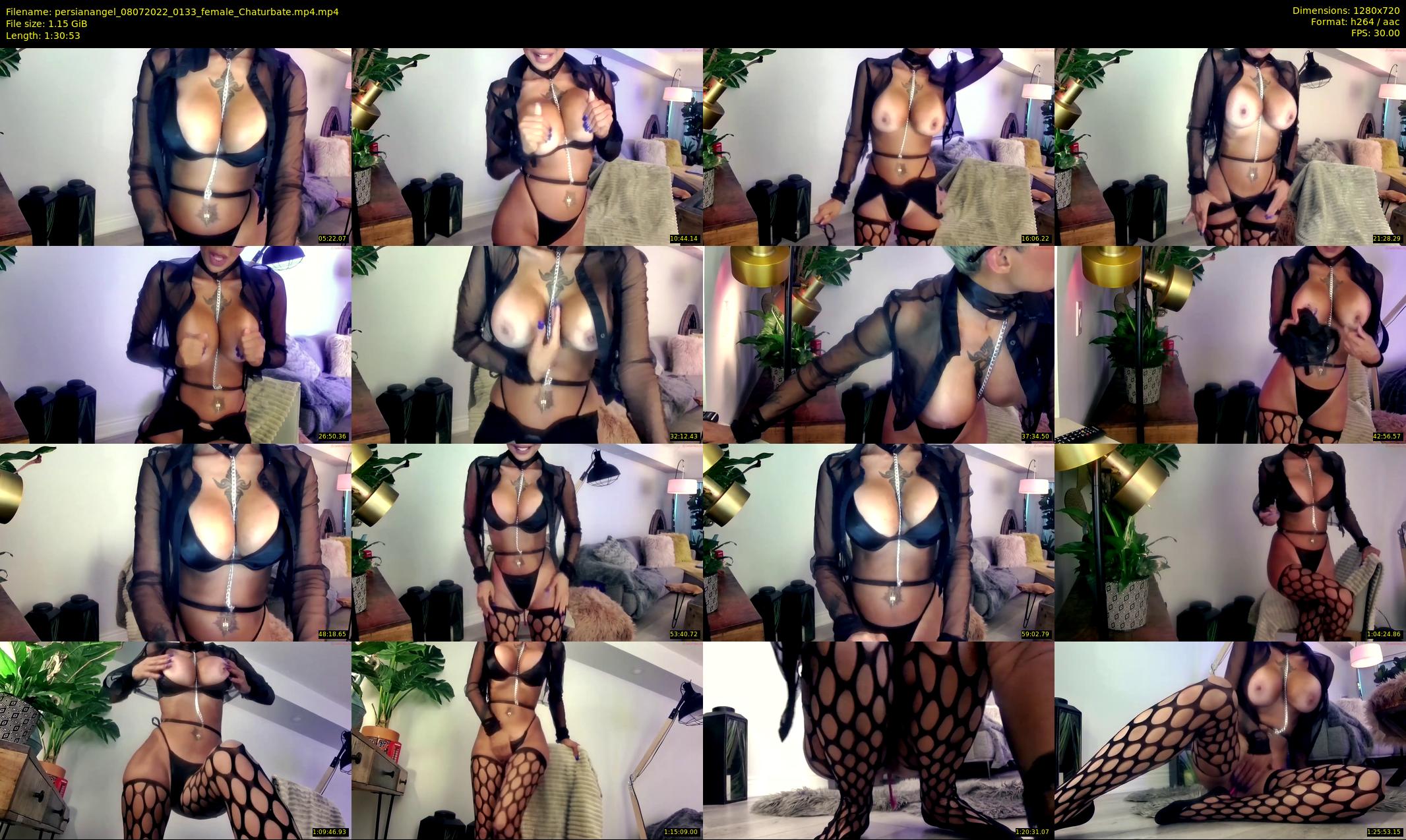 persianangel — 91 minute Chaturbate female cam show recording, 720p, Jul 8, 2022