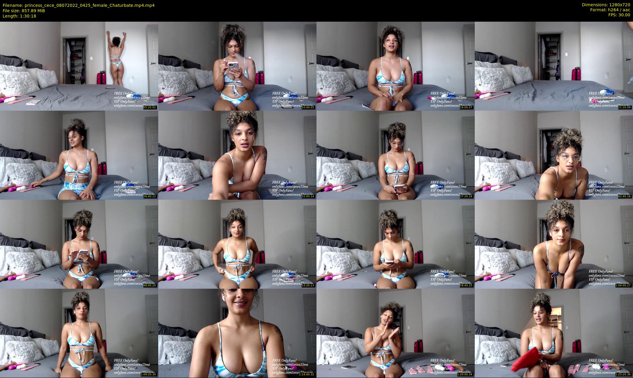 princess_cece — 91 minute Chaturbate female cam show recording, 720p, Jul 8, 2022