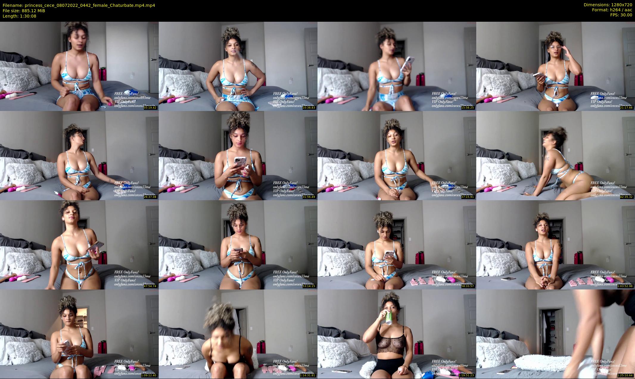 princess_cece — 91 minute Chaturbate female cam show recording, 720p, Jul 8, 2022