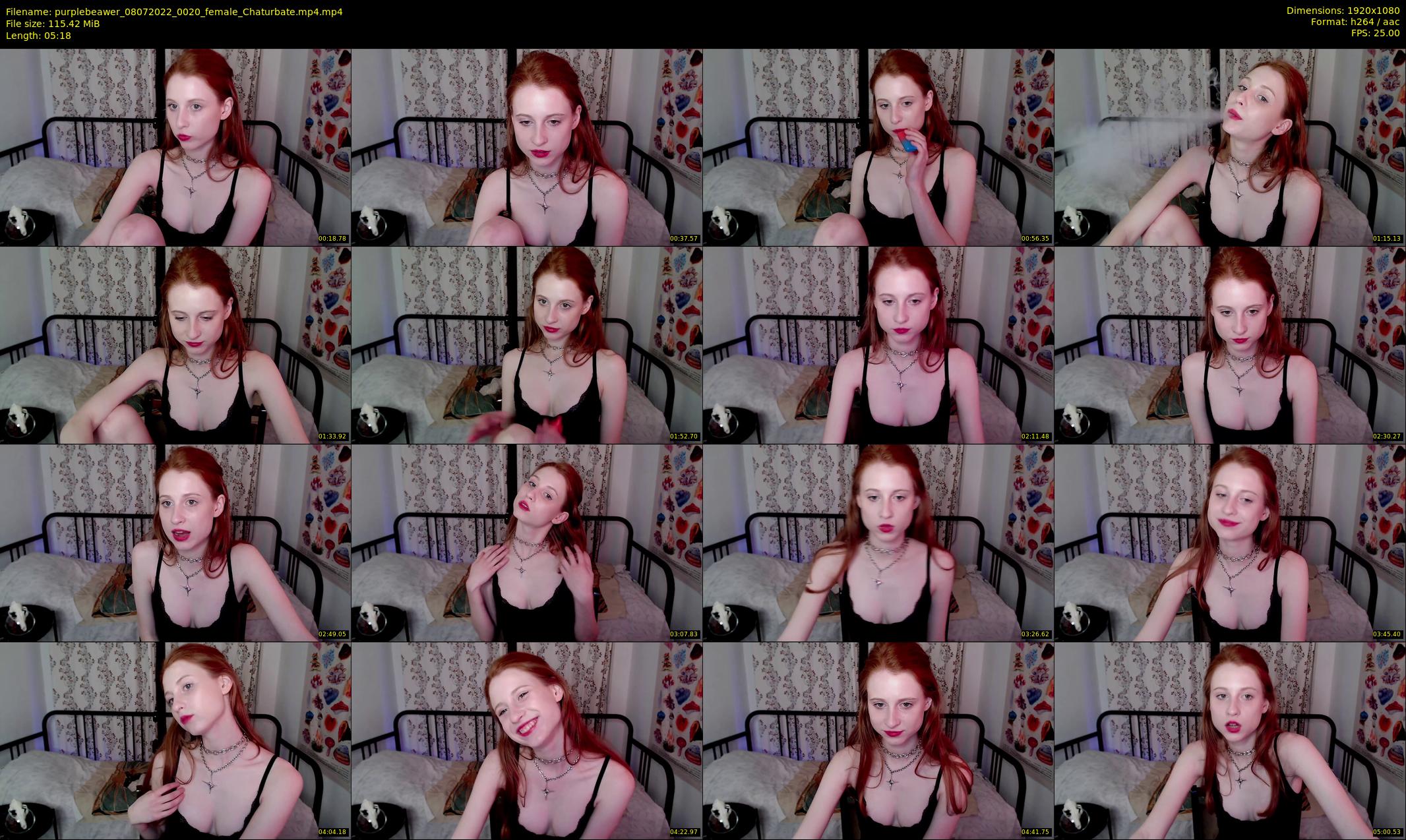 purplebeawer — 6 minute Chaturbate female cam show recording, 1080p, Jul 8, 2022