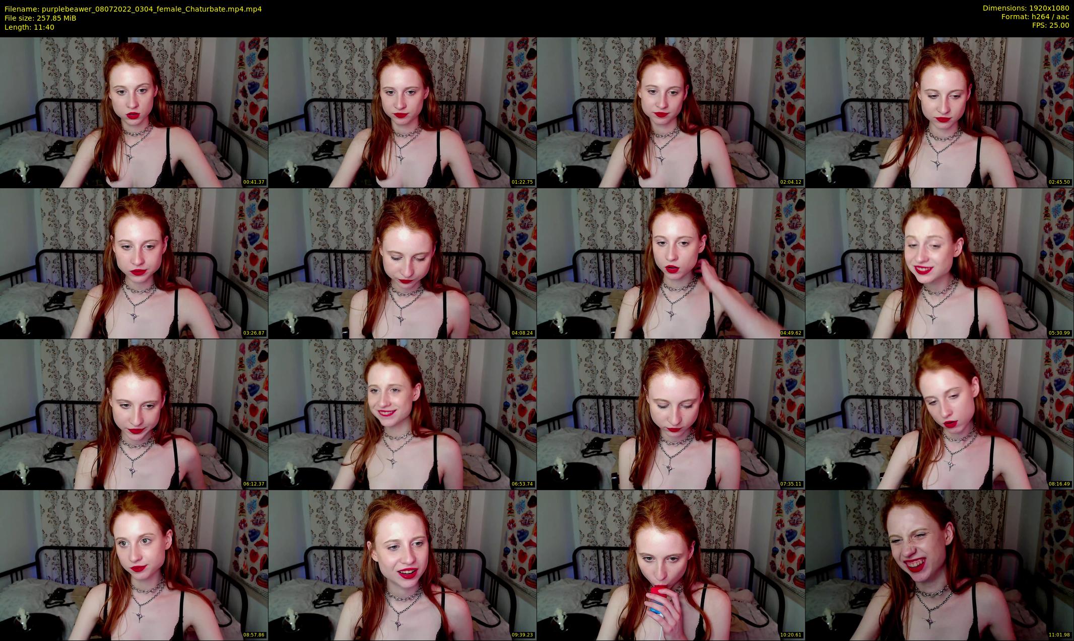 purplebeawer — 12 minute Chaturbate female cam show recording, 1080p, Jul 8, 2022