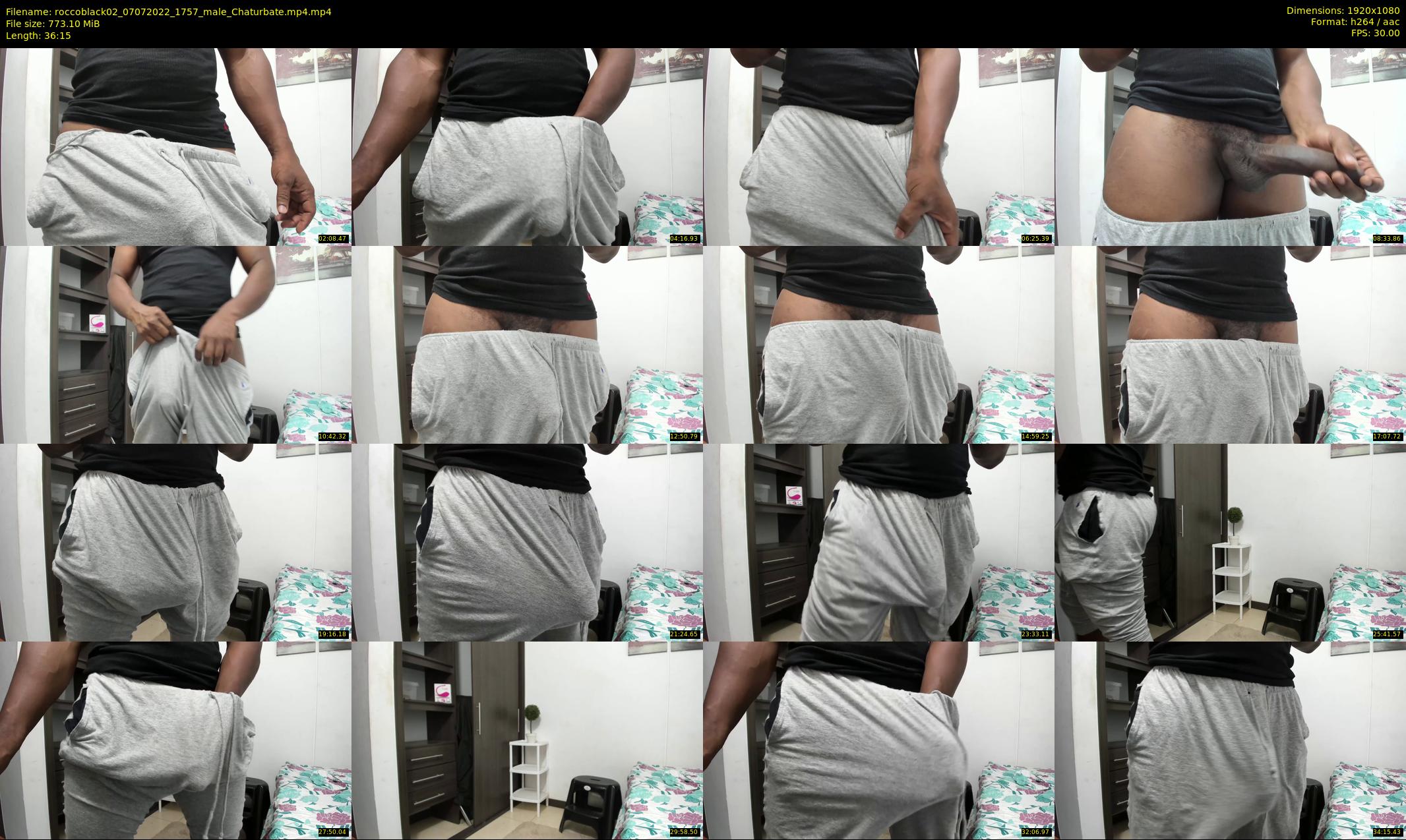 roccoblack02 — 37 minute Chaturbate male cam show recording, 1080p, Jul 7, 2022
