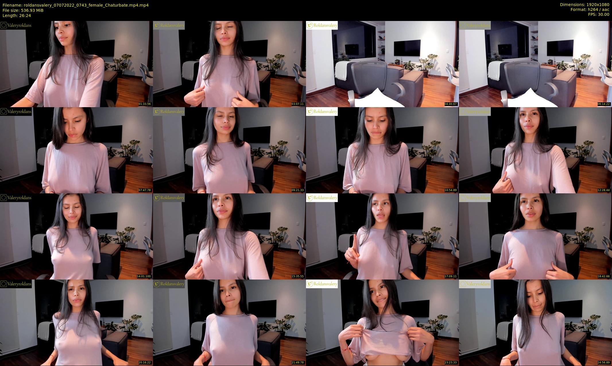 roldansvalery — 27 minute Chaturbate female cam show recording, 1080p, Jul 7, 2022