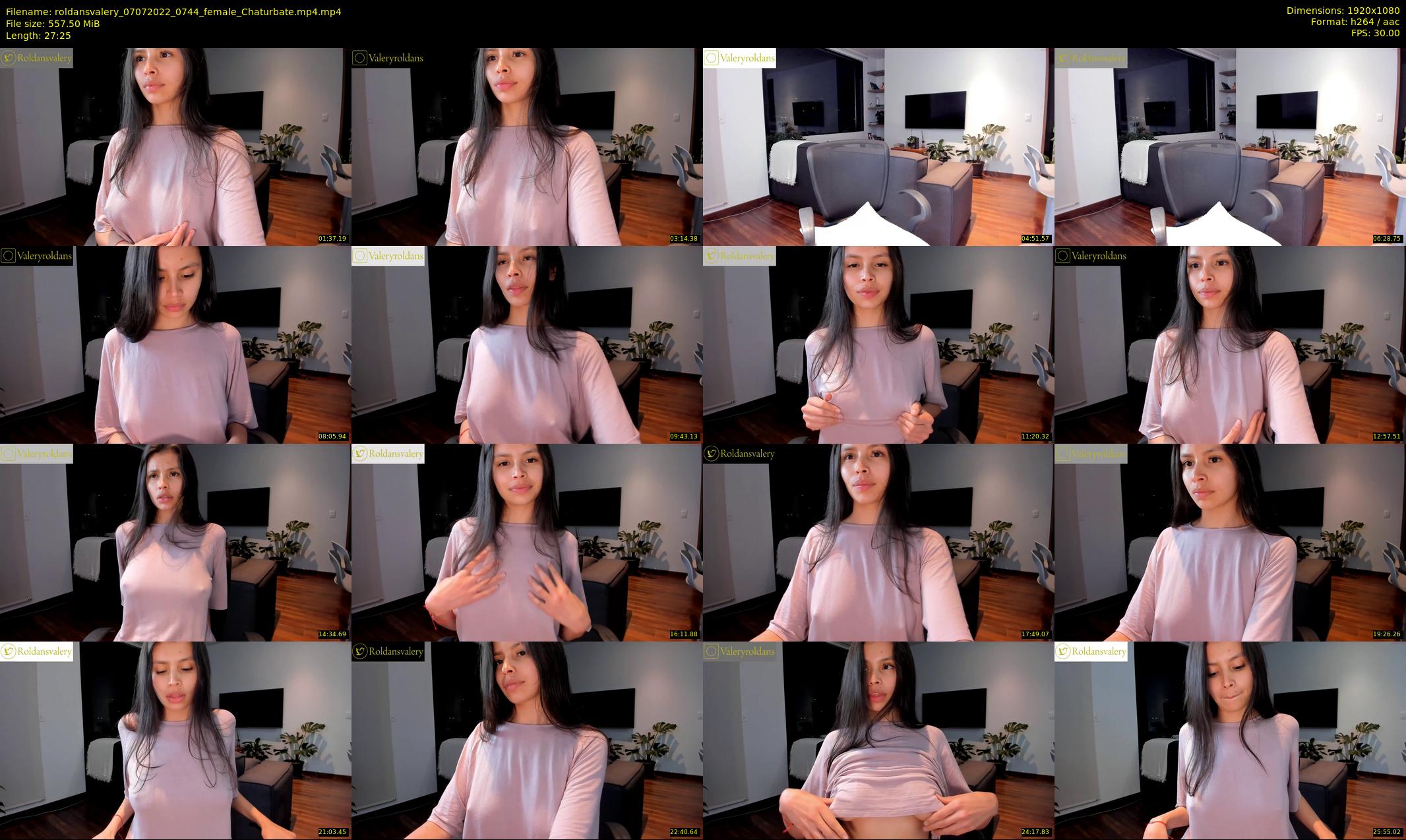 roldansvalery — 28 minute Chaturbate female cam show recording, 1080p, Jul 7, 2022